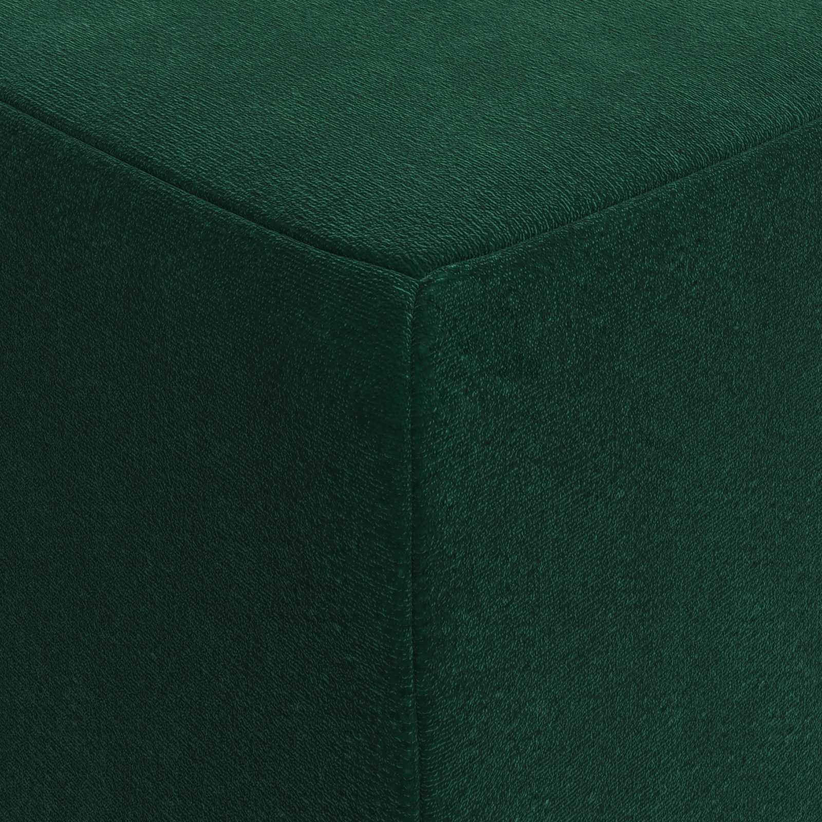 Sofa na razvlačenje 90 x 63 x 45 cm Tamnozelena