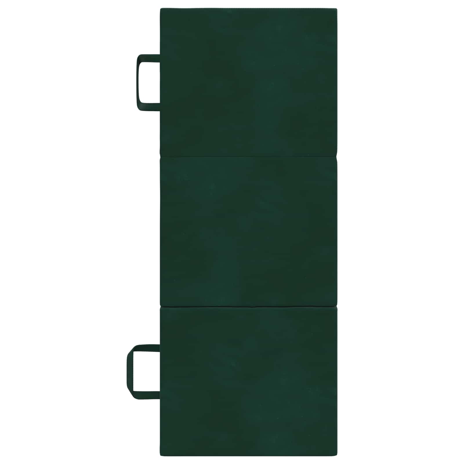 Sofa na razvlačenje 90 x 63 x 45 cm Tamnozelena