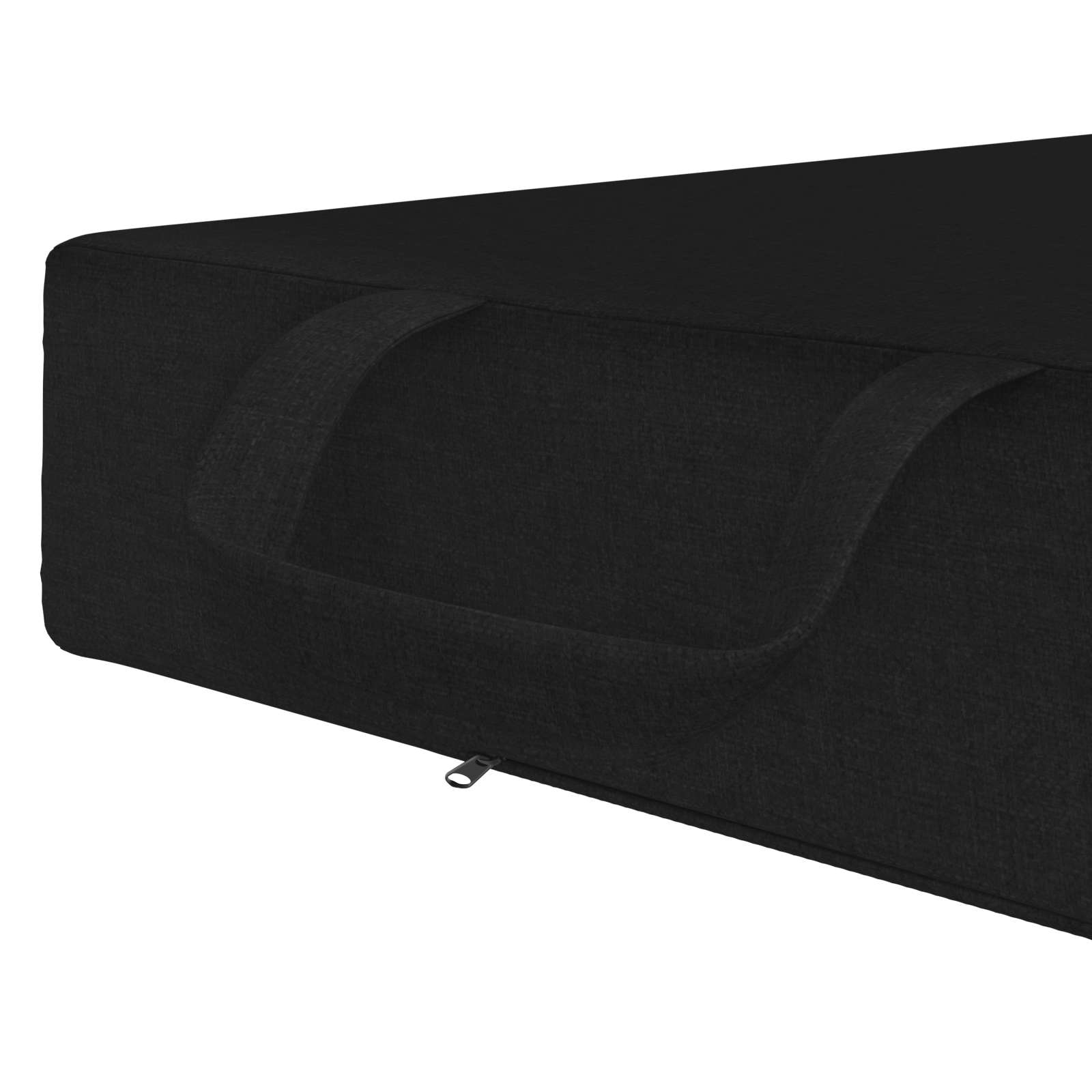 Sofa na razvlačenje 75 x 67 x 45 cm Crna