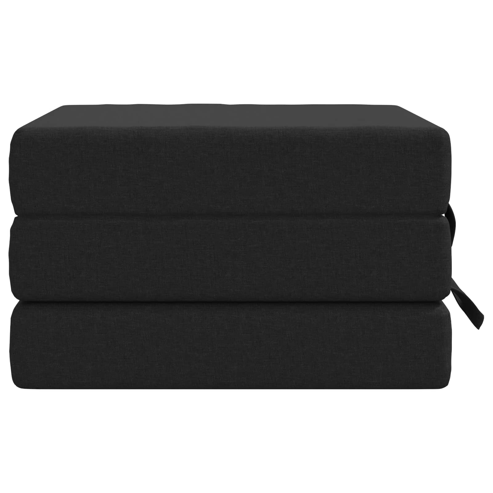 Sofa na razvlačenje 75 x 67 x 45 cm Crna