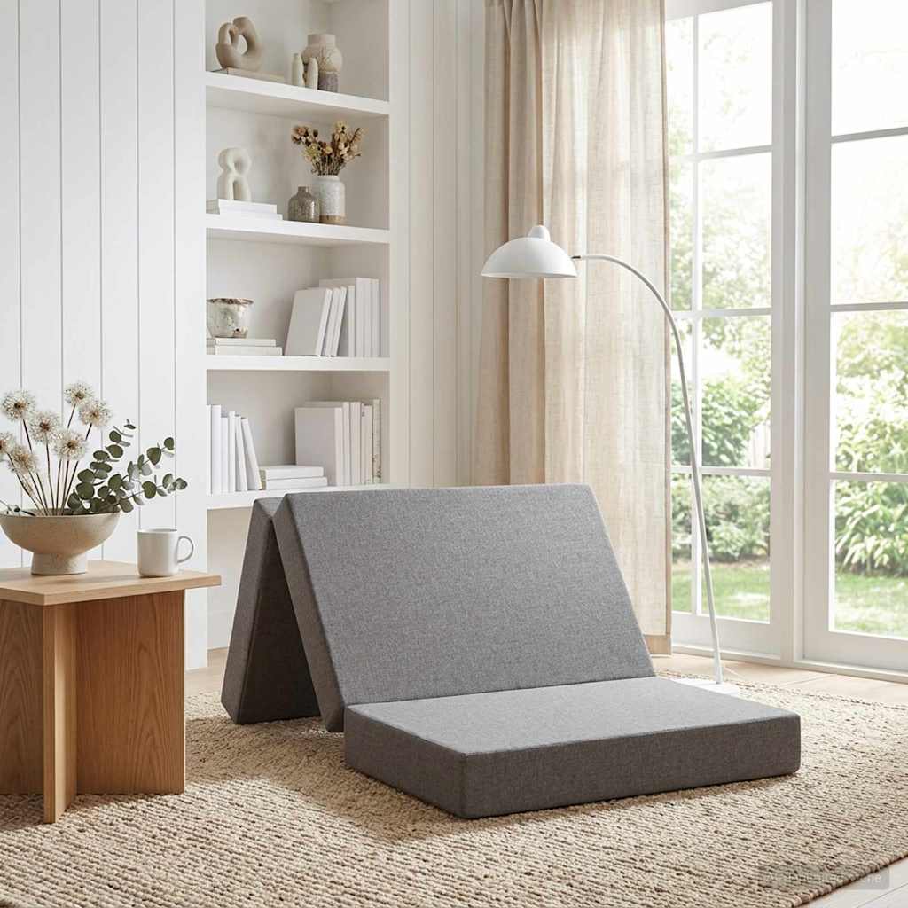 Sofa na razvlačenje 80 x 67 x 45 cm Svjetlosiva