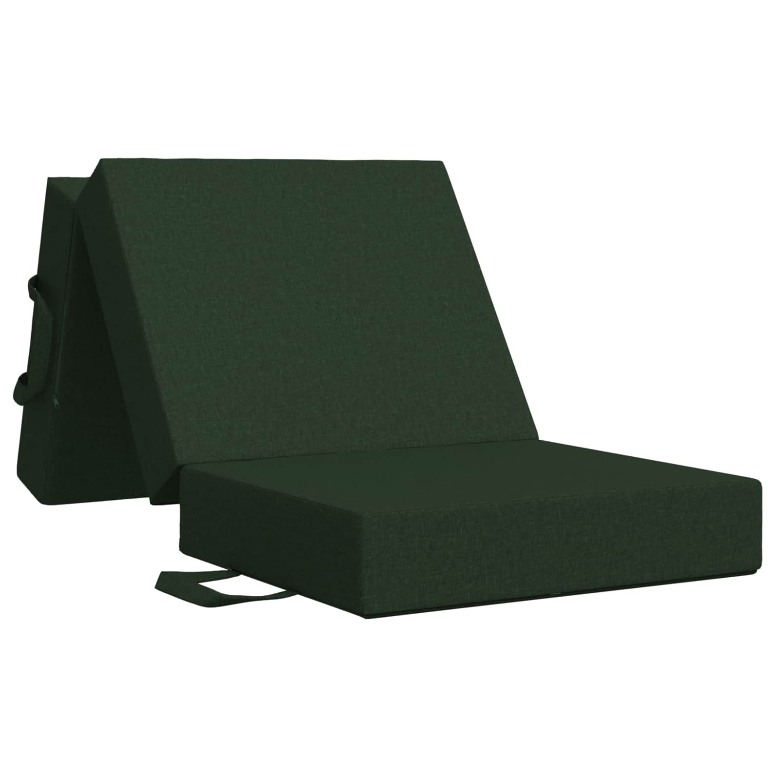 Sofa na razvlačenje 90 x 67 x 45 cm Tamnozelena