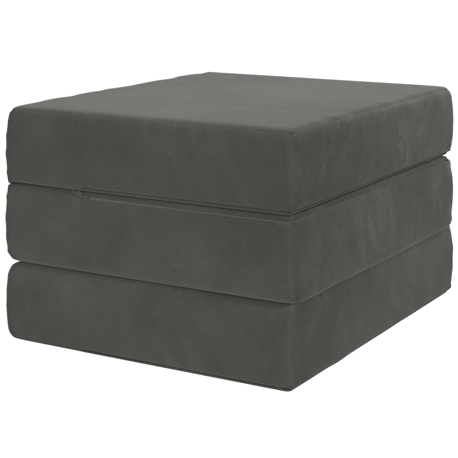 Sofa na razvlačenje 90 x 67 x 45 cm Tamnosiva
