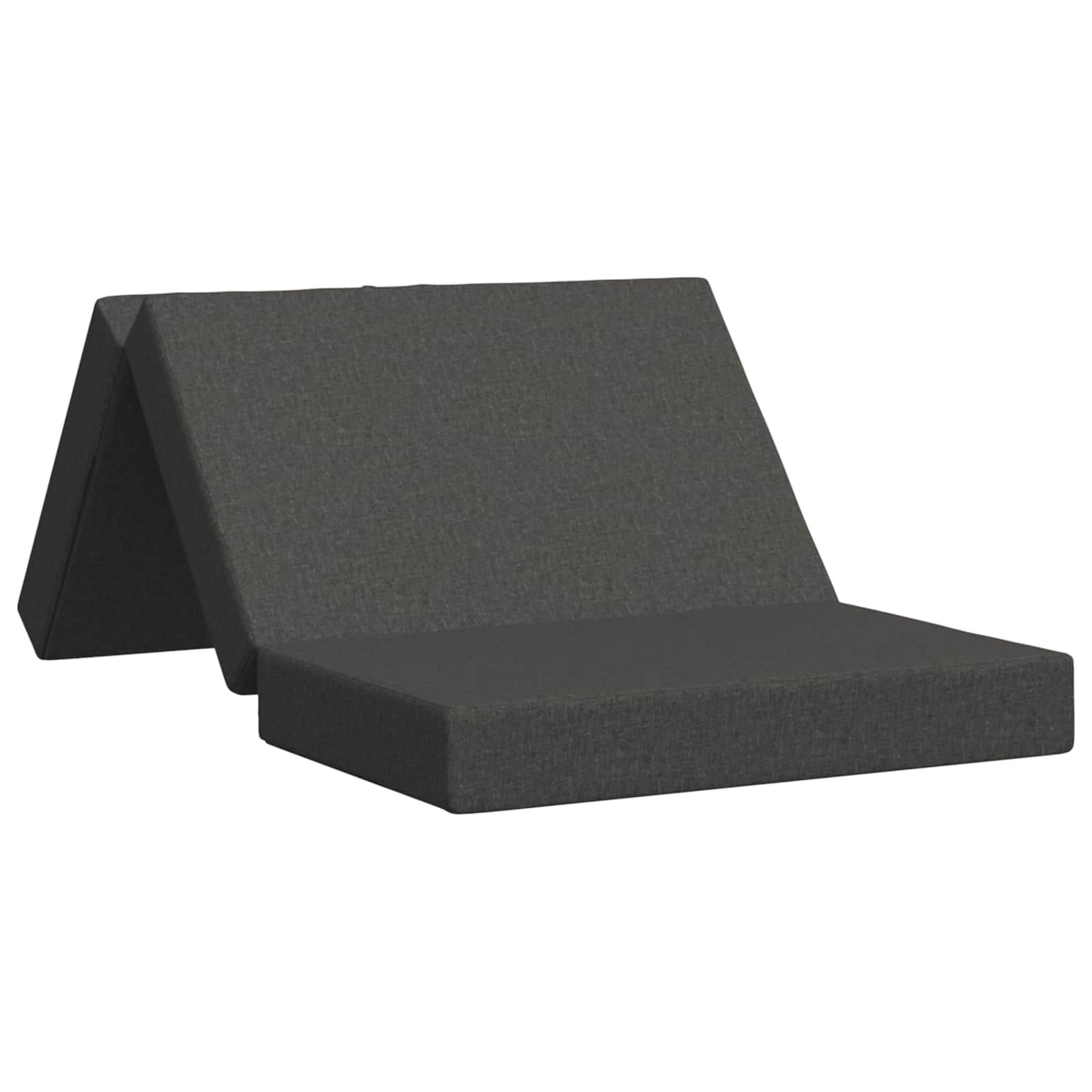 Sofa na razvlačenje 100 x 67 x 45 cm Tamnosiva