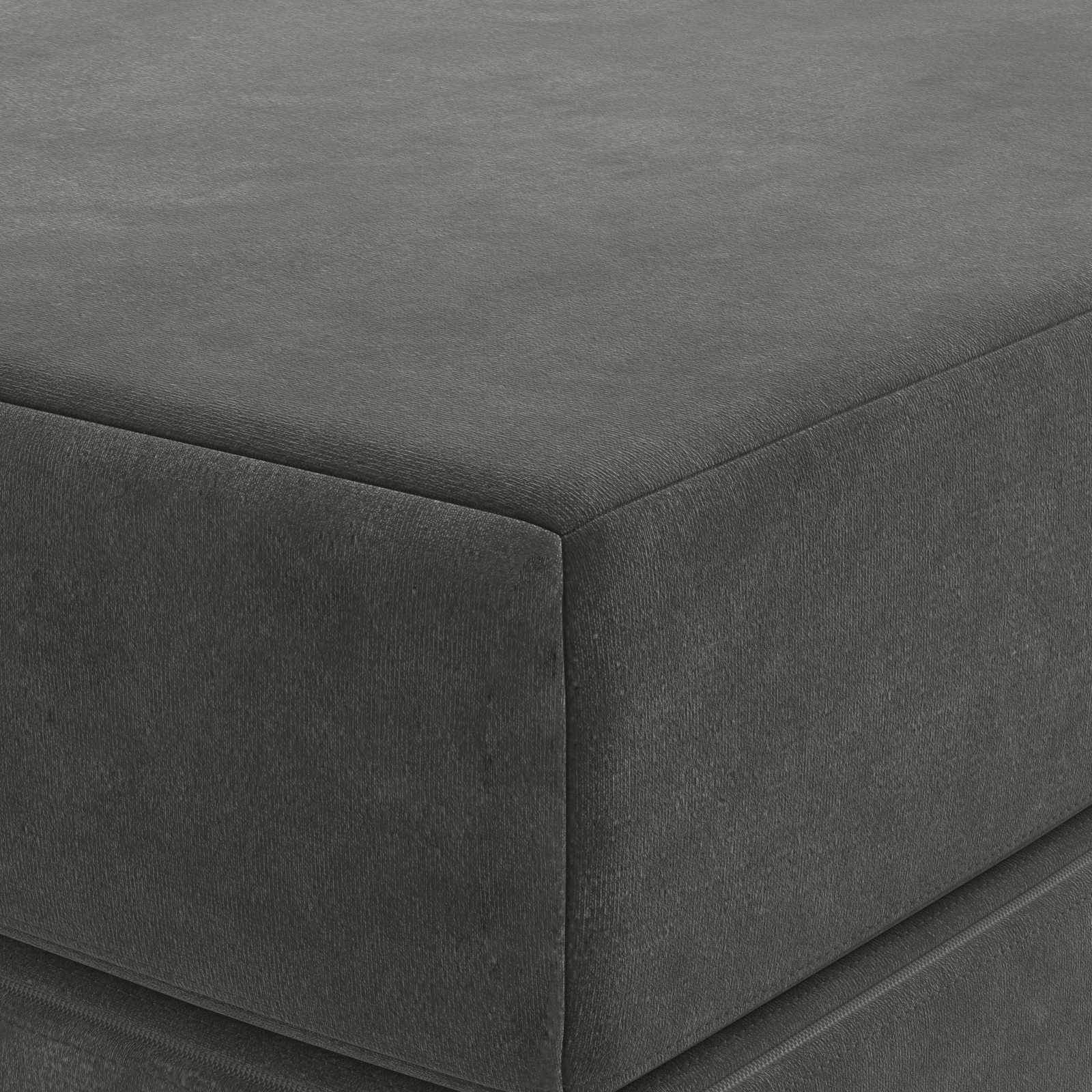 Sofa na razvlačenje 100 x 67 x 45 cm Tamnosiva