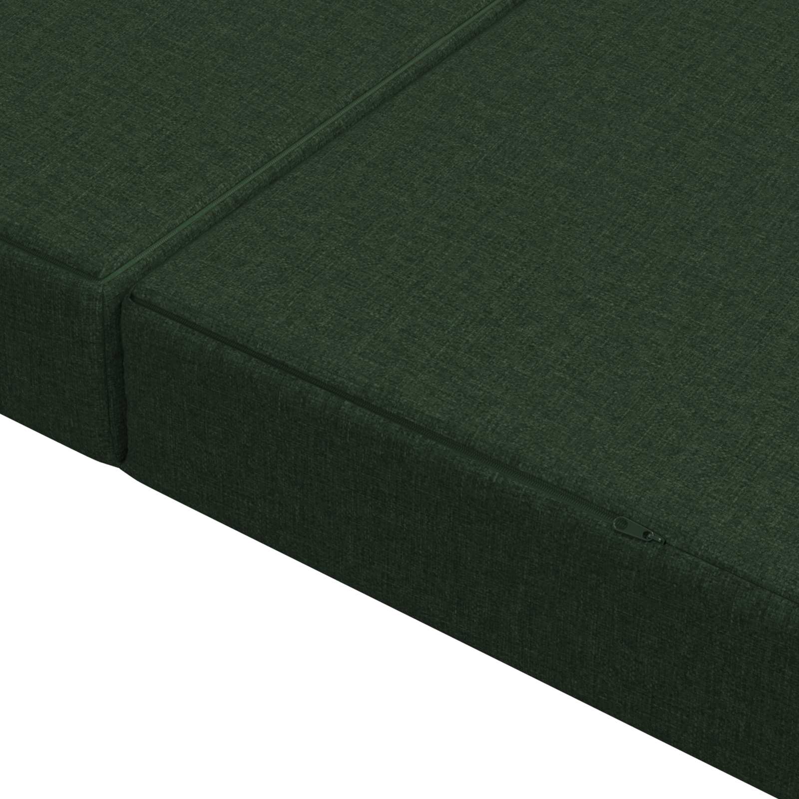 Sofa na razvlačenje 120 x 67 x 45 cm Tamnozelena