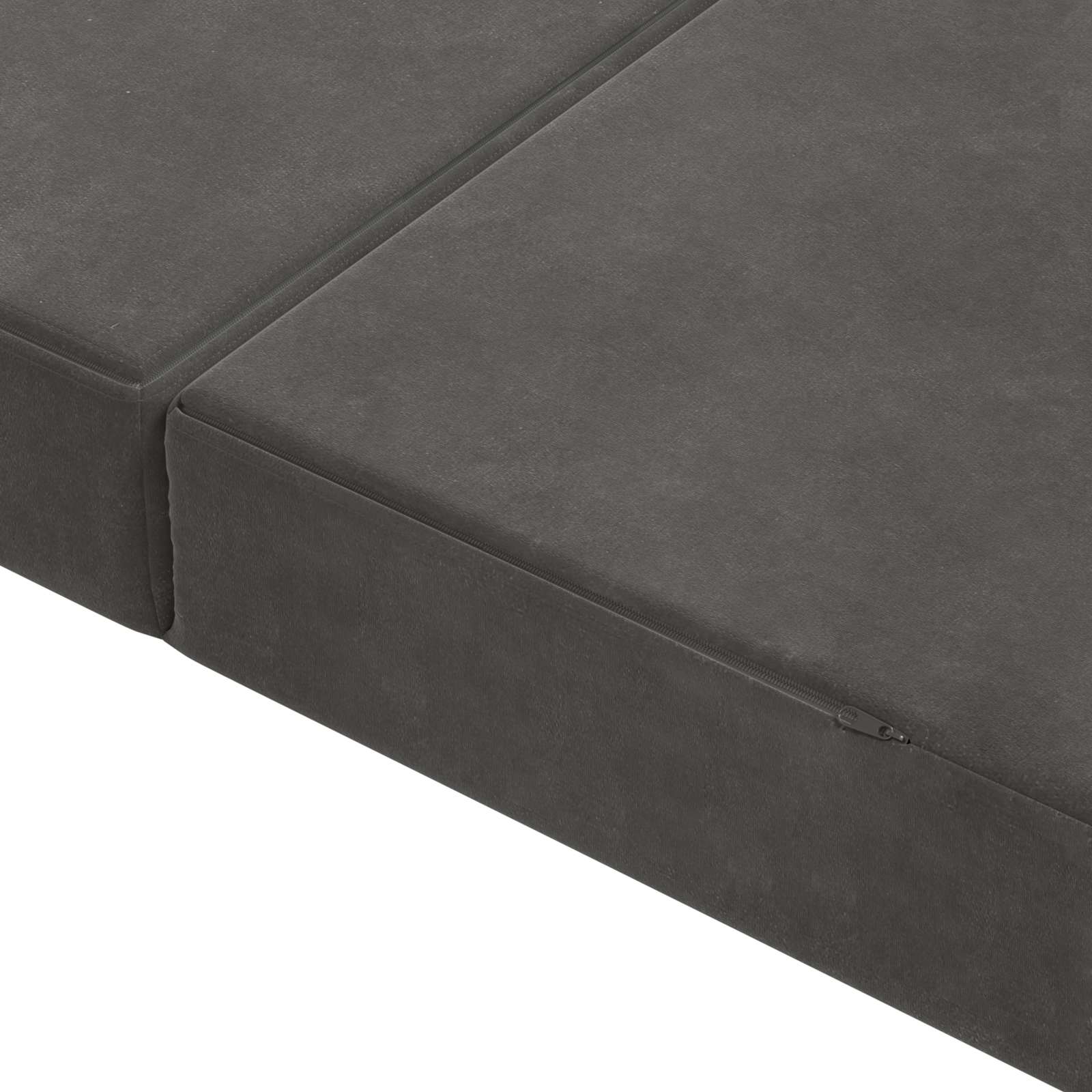 Sofa na razvlačenje 120 x 67 x 45 cm Tamnosiva