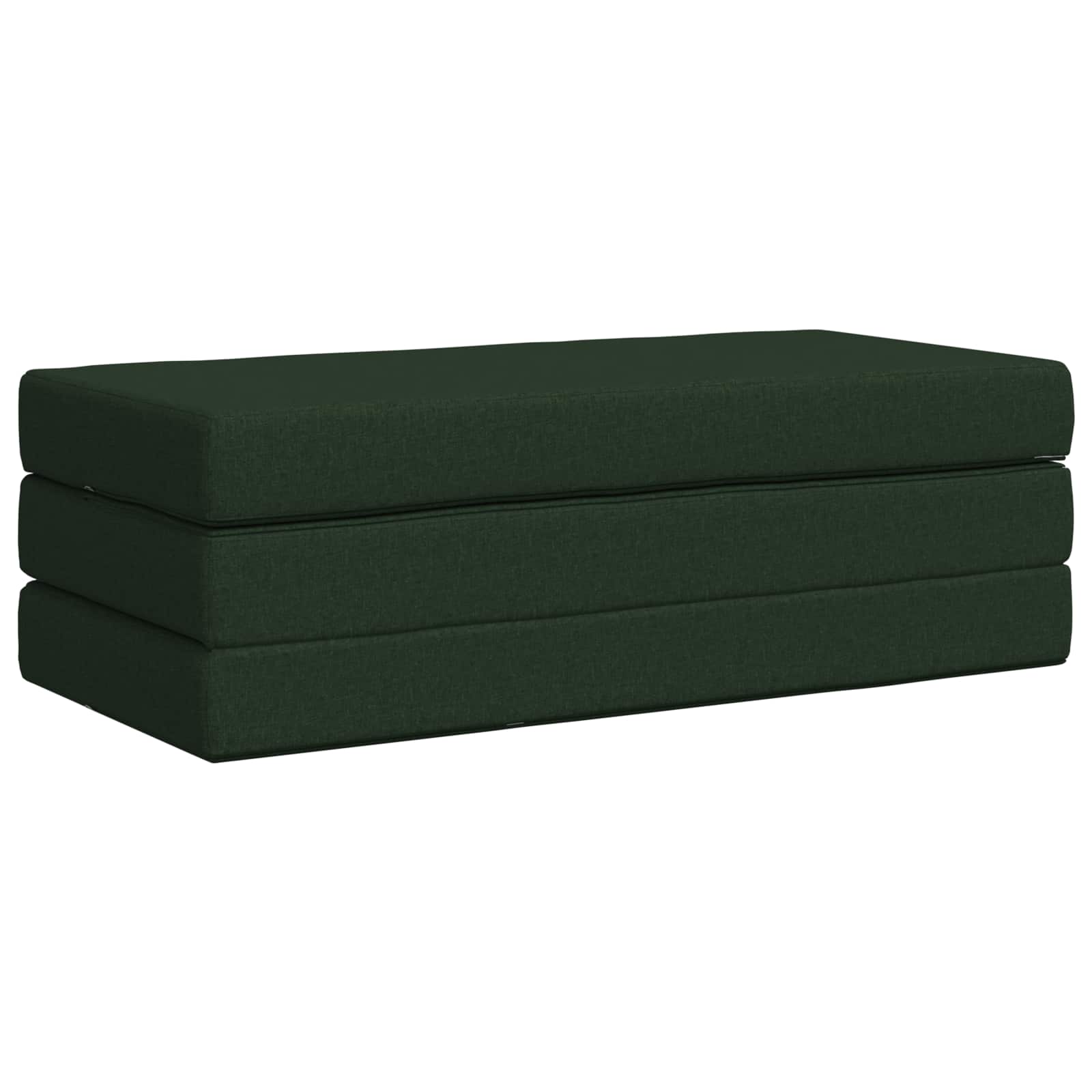 Sofa na razvlačenje 140 x 67 x 45 cm Tamnozelena