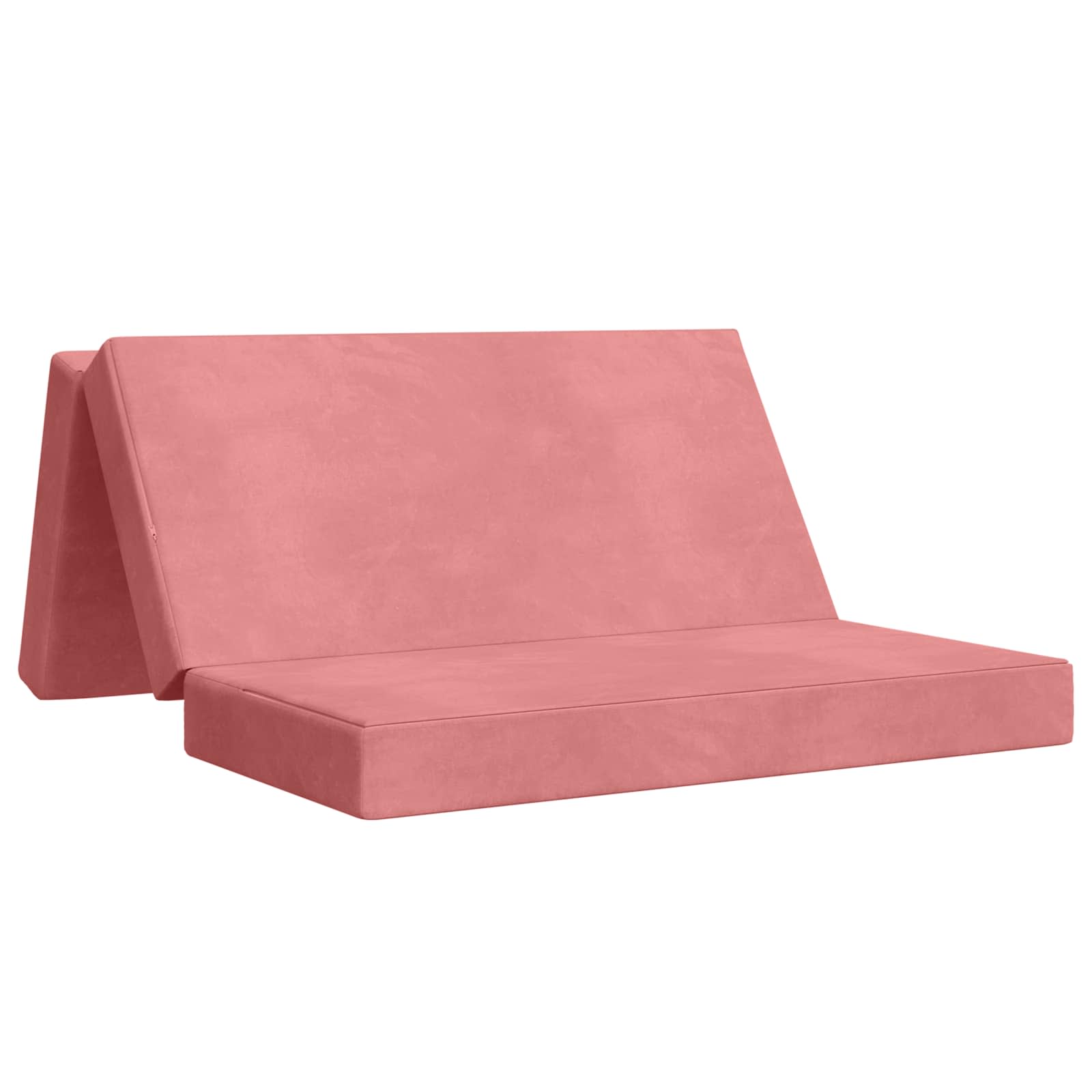 Sofa na razvlačenje 140 x 67 x 45 cm Ružičasta