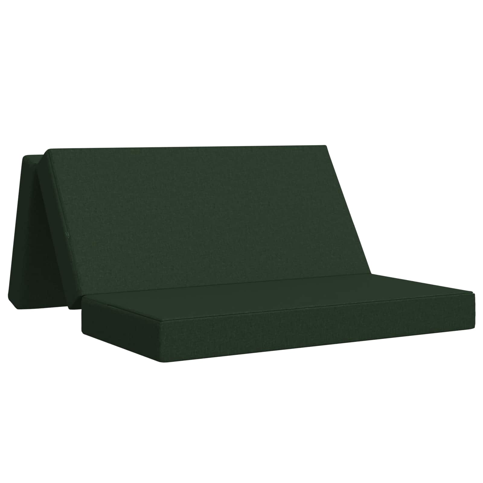 Sofa na razvlačenje 160 x 67 x 45 cm Tamnozelena