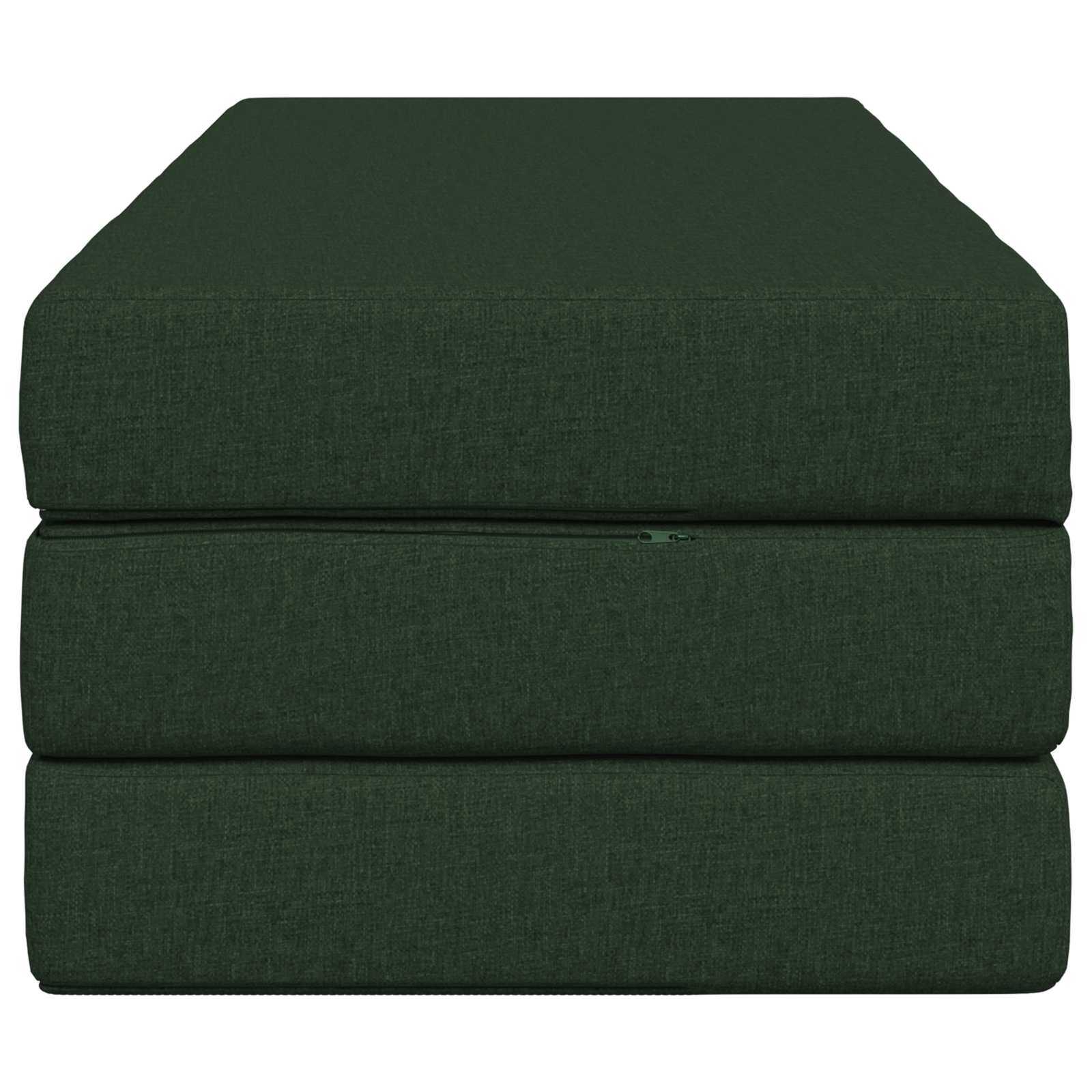 Sofa na razvlačenje 160 x 67 x 45 cm Tamnozelena