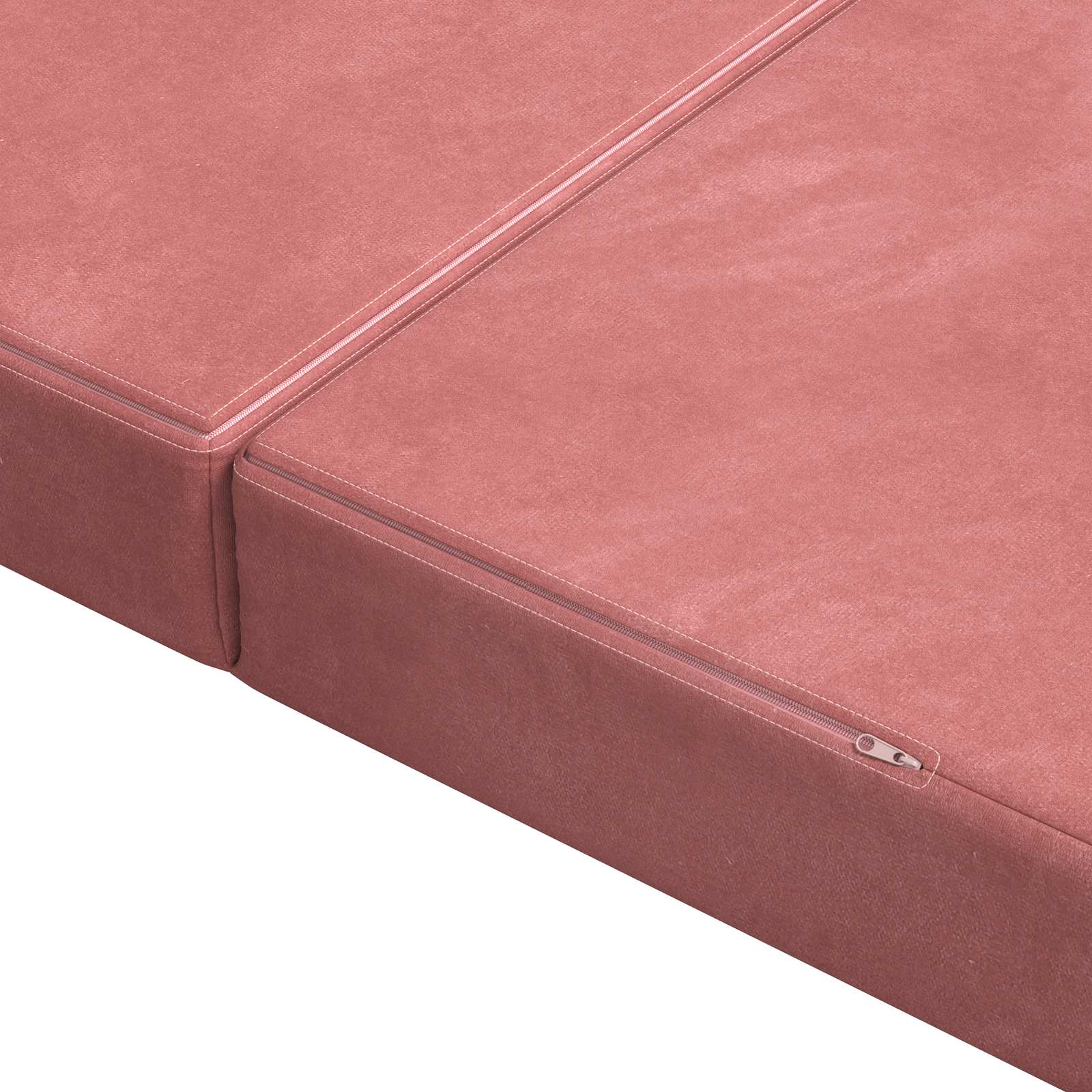 Sofa na razvlačenje 160 x 67 x 45 cm Ružičasta