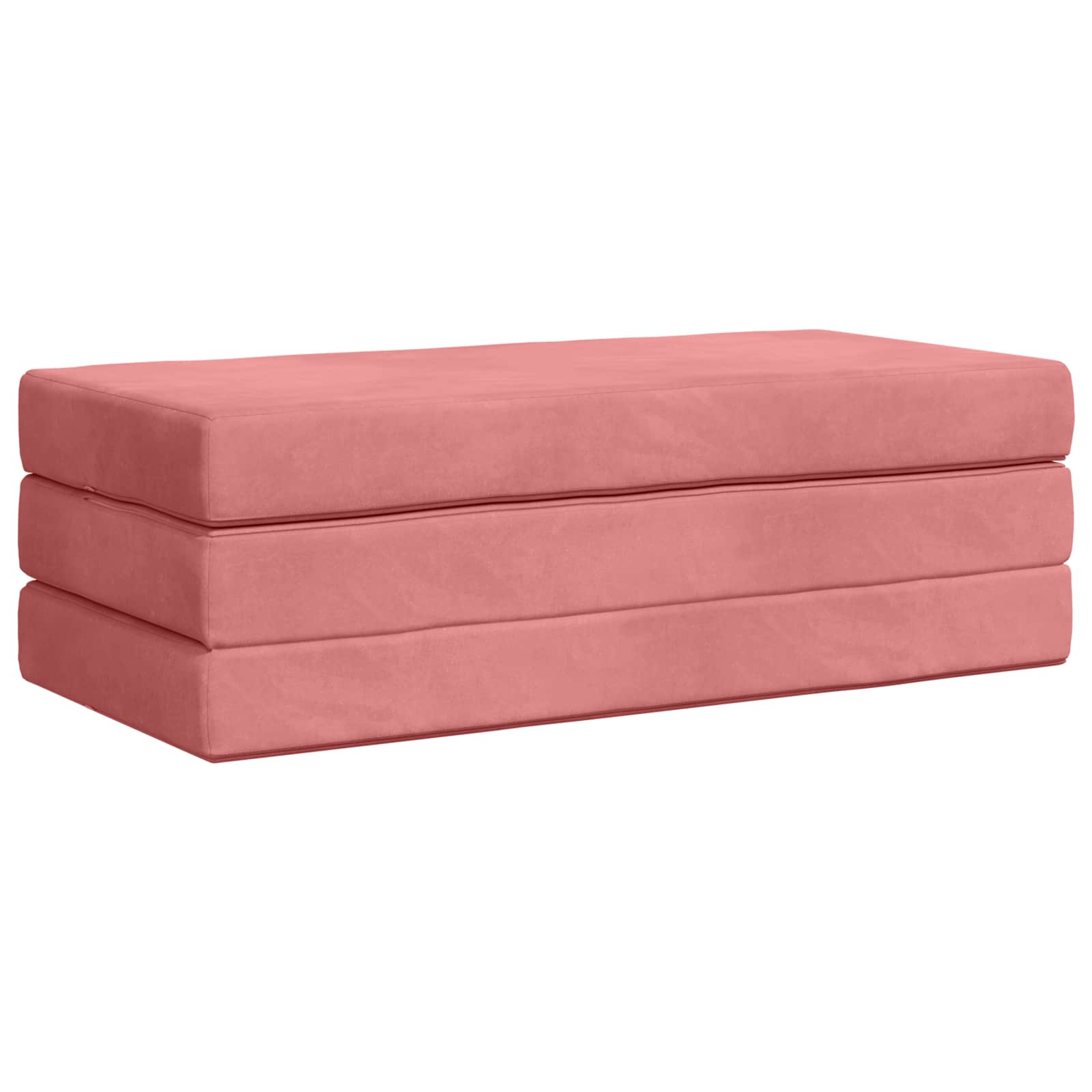 Sofa na razvlačenje 160 x 67 x 45 cm Ružičasta