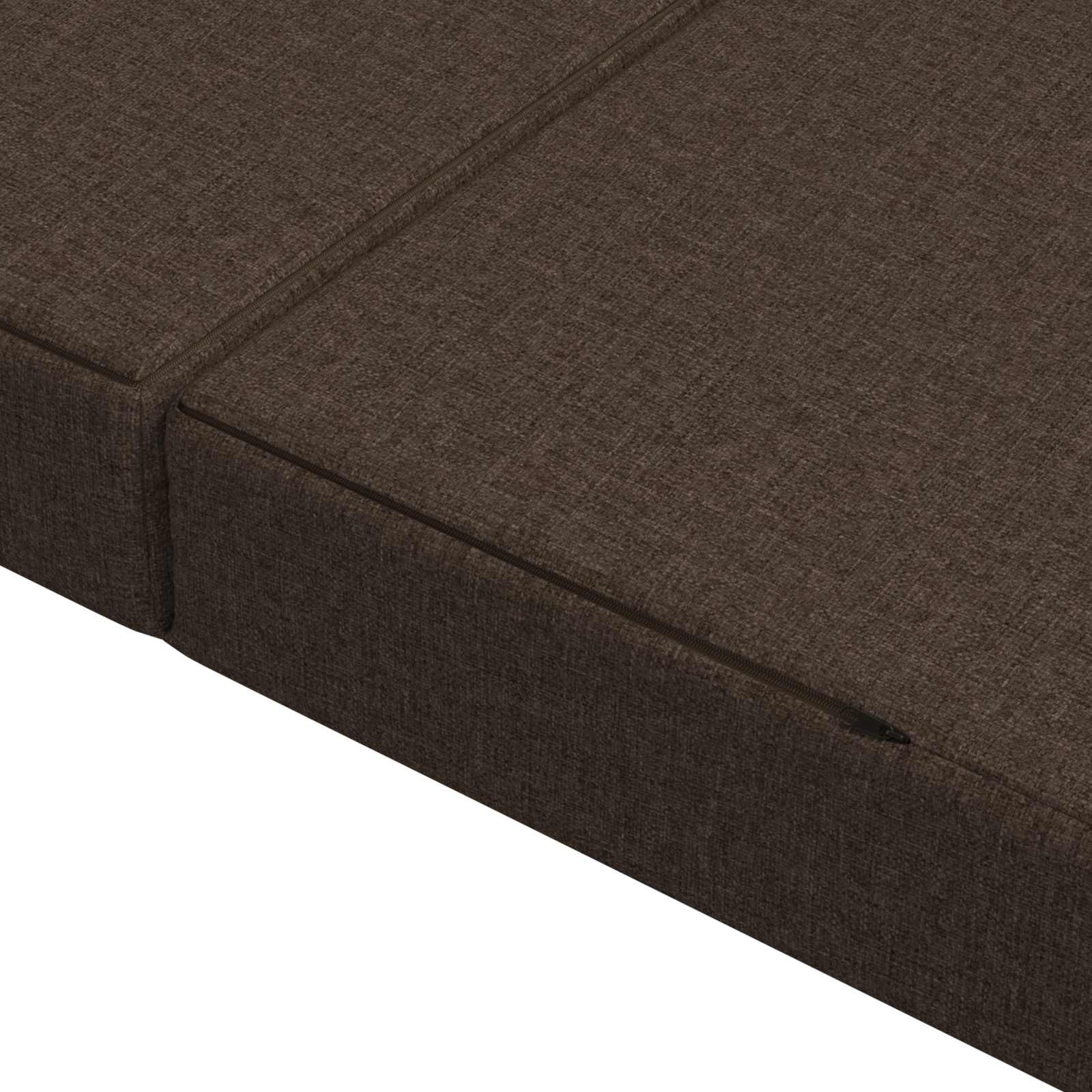 Sofa na razvlačenje 180 x 67 x 45 cm Sivosmeđa