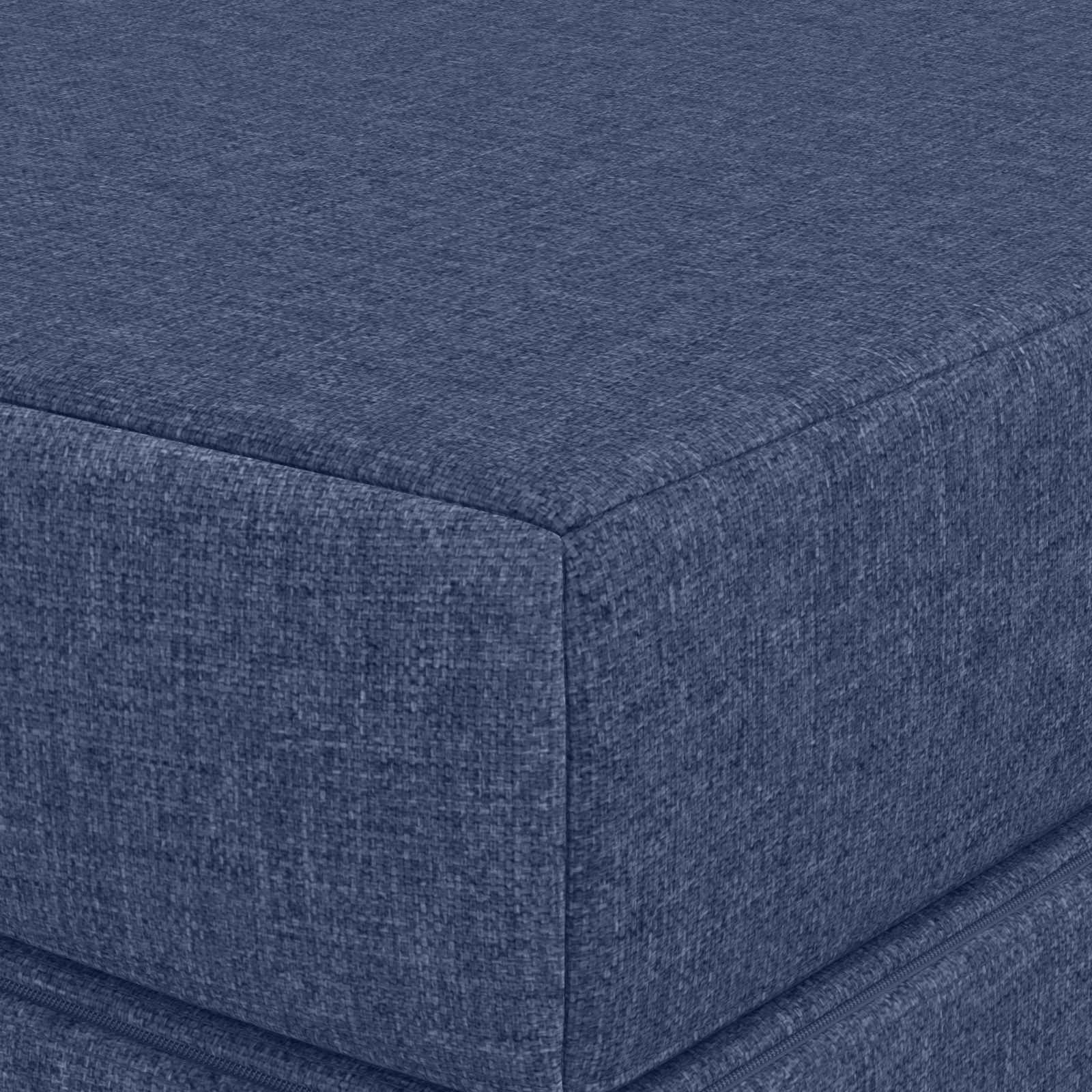 Sofa na razvlačenje 180 x 67 x 45 cm Plava
