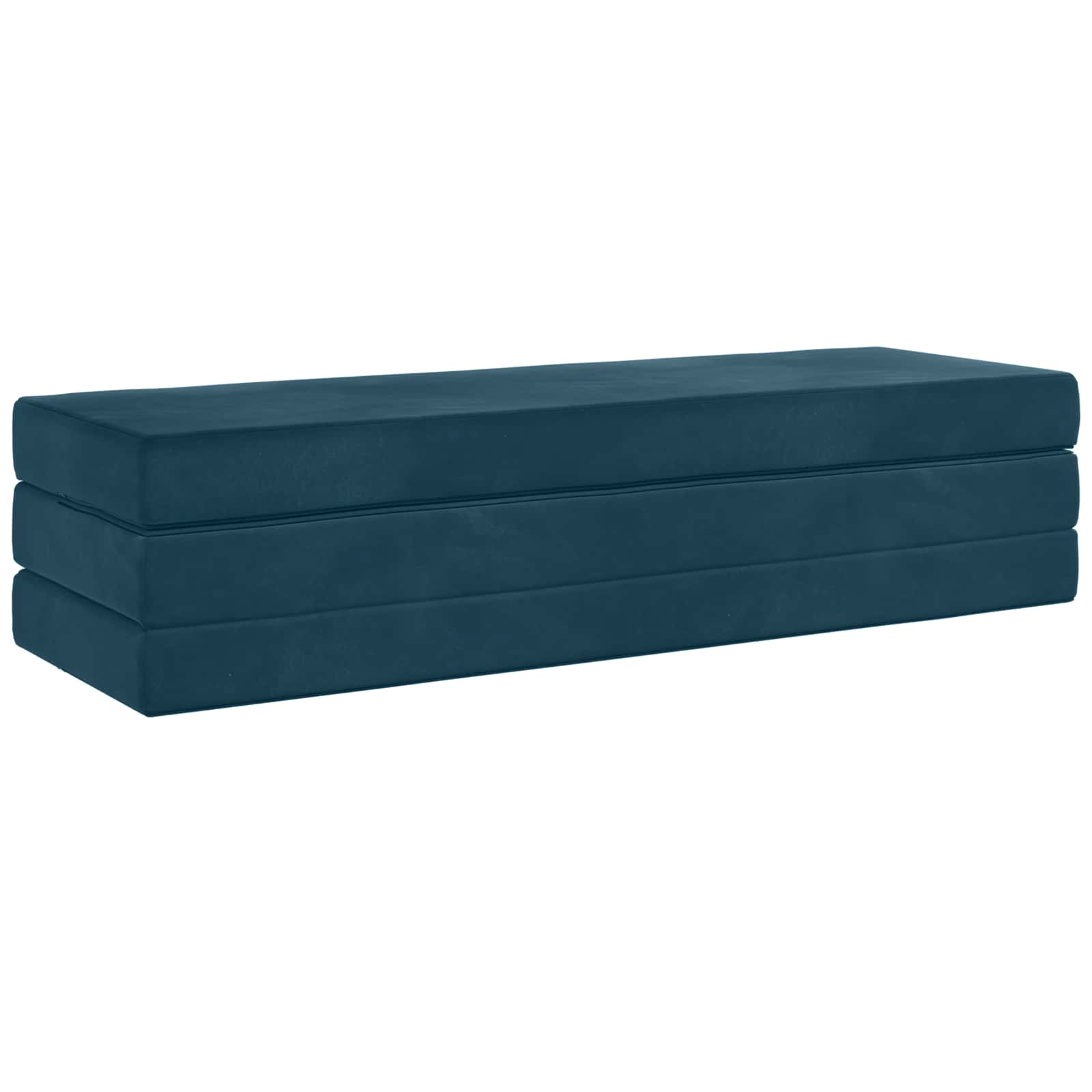 Sofa na razvlačenje 180 x 67 x 45 cm Plava