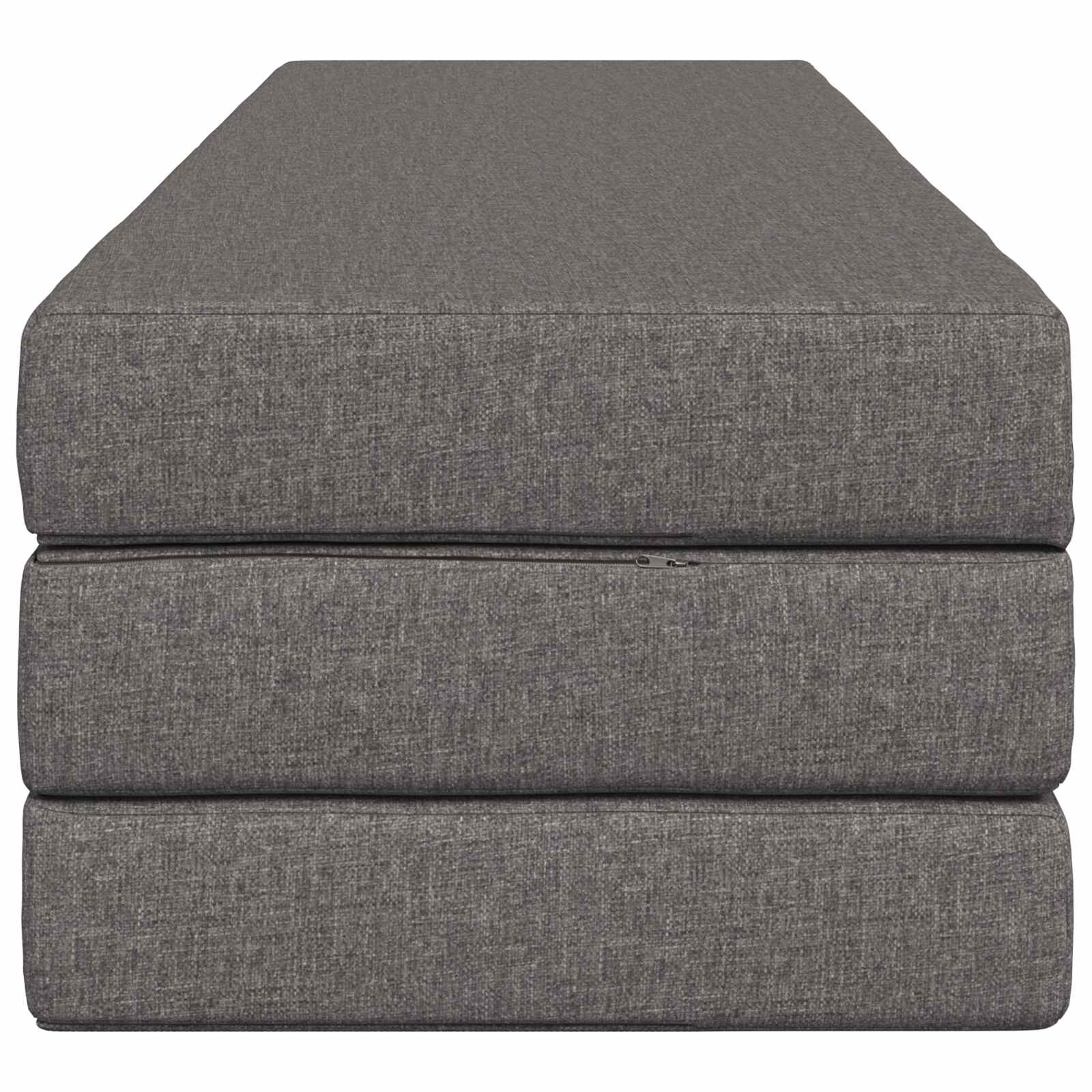 Sofa na razvlačenje 200 x 67 x 45 cm Svjetlosiva