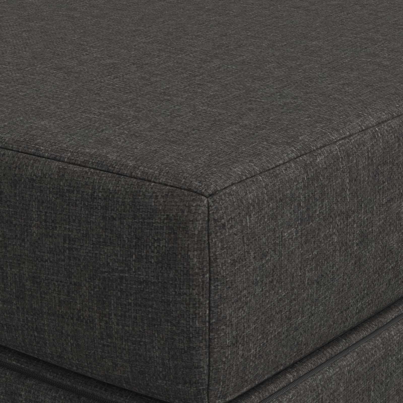 Sofa na razvlačenje 200 x 67 x 45 cm Tamnosiva