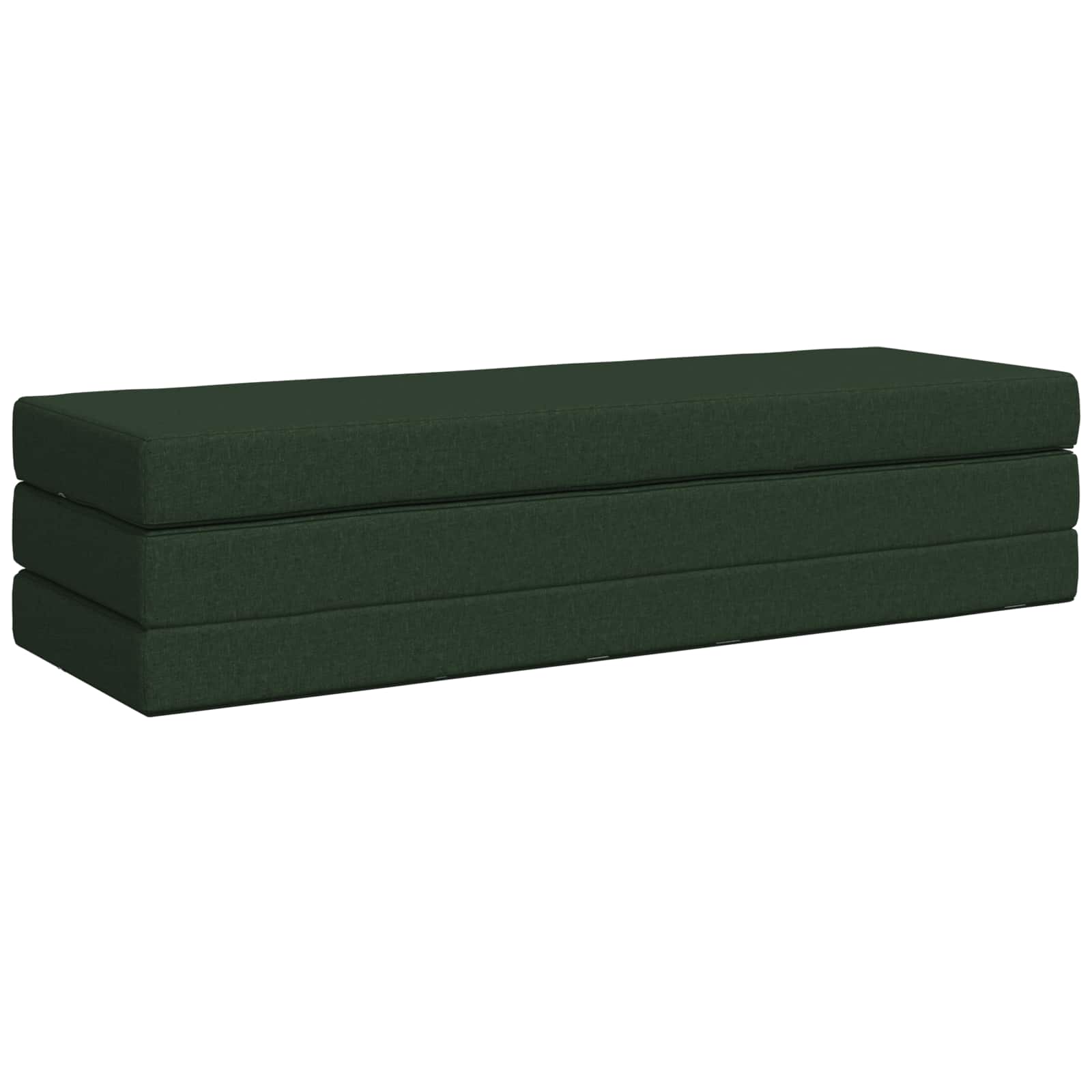 Sofa na razvlačenje 200 x 67 x 45 cm Tamnozelena