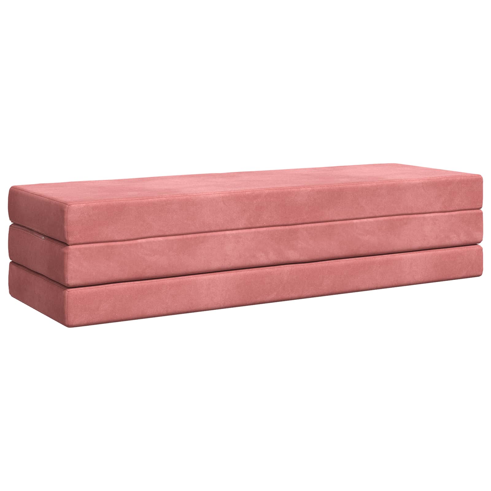 Sofa na razvlačenje 200 x 67 x 45 cm Ružičasta