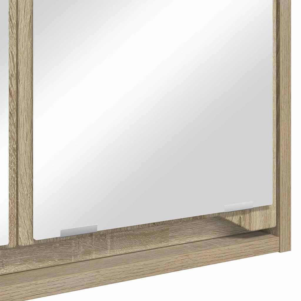 Kupaonski ormar s ogledalom Zidne Sonoma hrast 60 x 20 x 60 cm