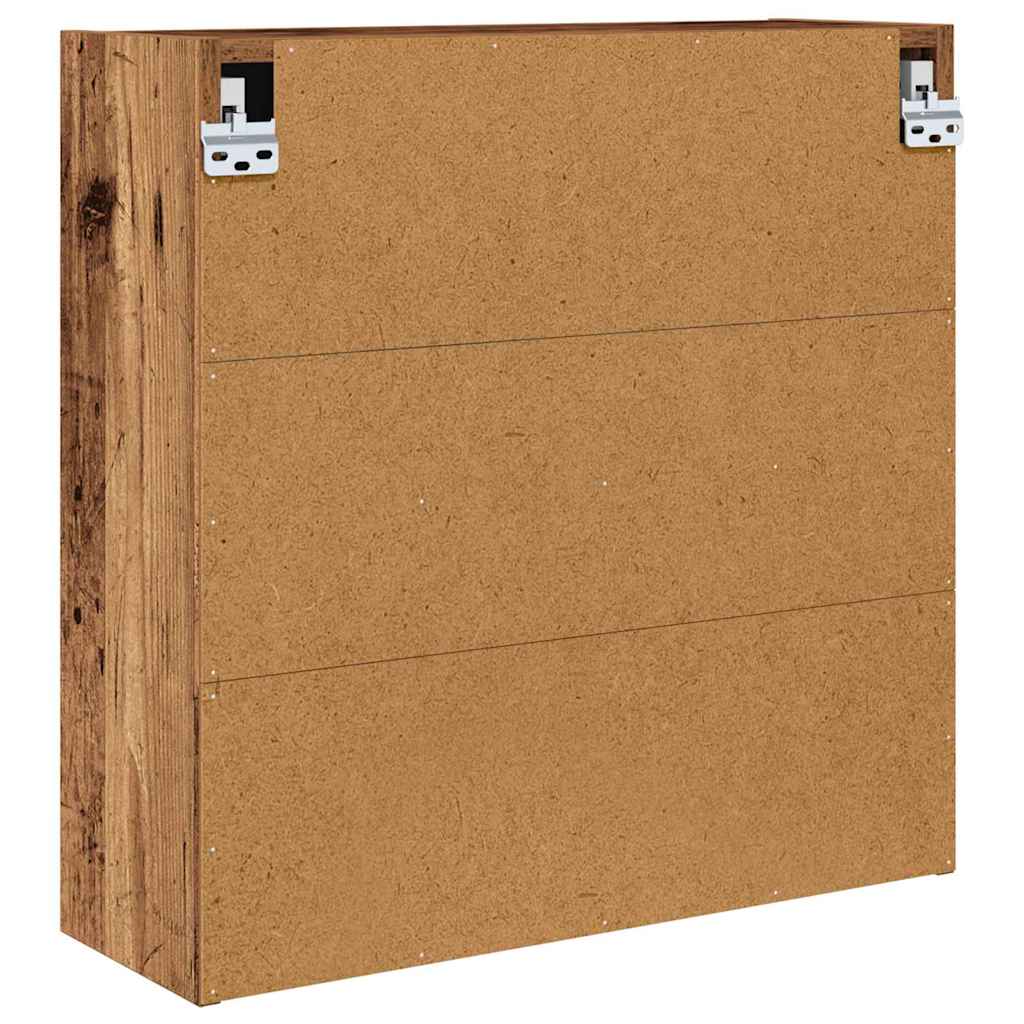 Kupaonski ormar s ogledalom Zidne Staro drvo 60 x 20 x 60 cm