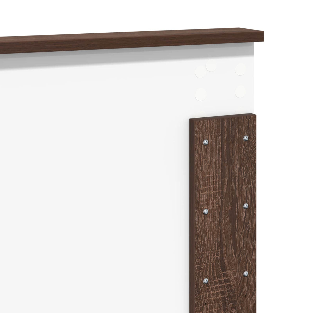 Uzglavlje Smeđi hrast Konstruirano drvo Smeđa 90 cm