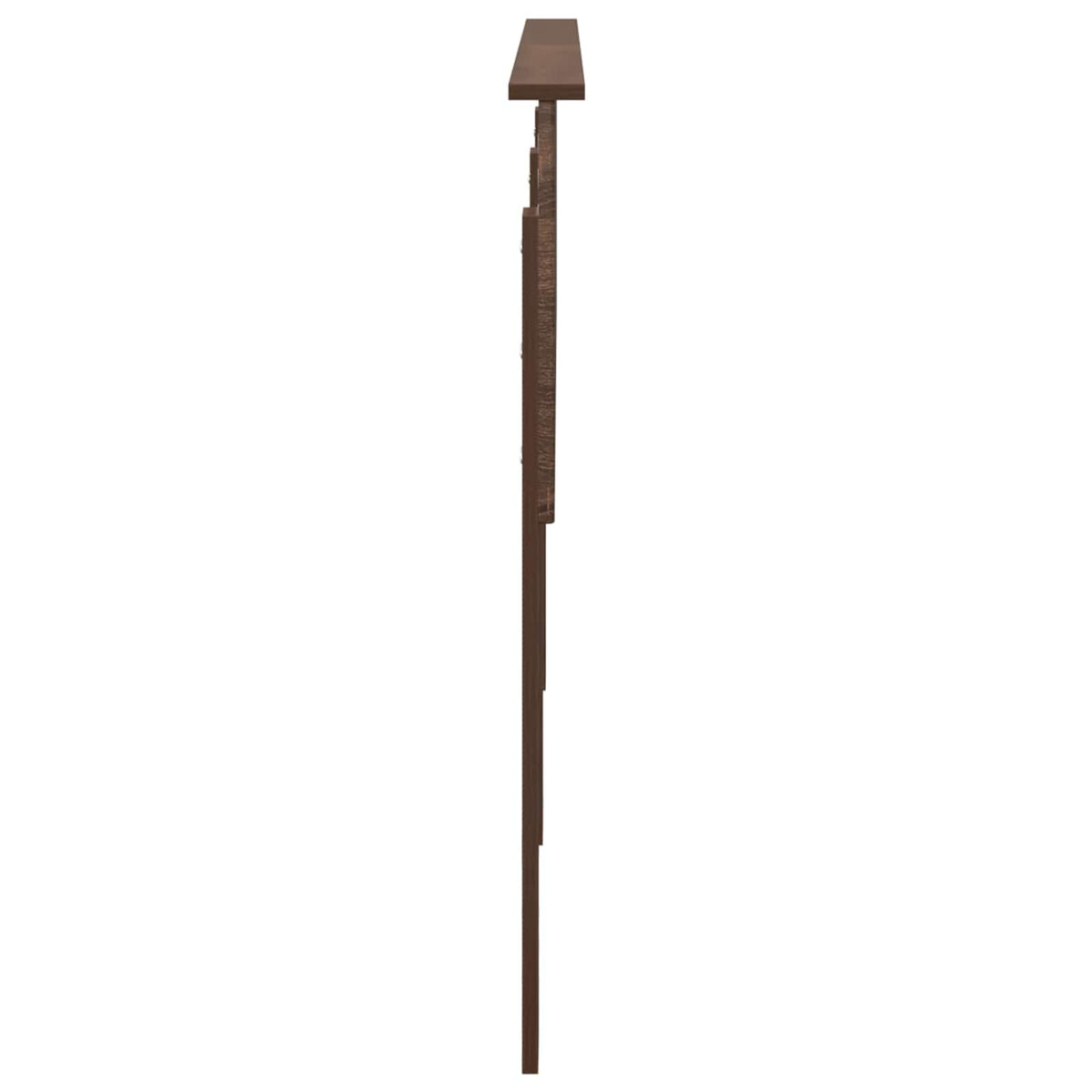 Uzglavlje Smeđi hrast Konstruirano drvo Smeđa 90 cm