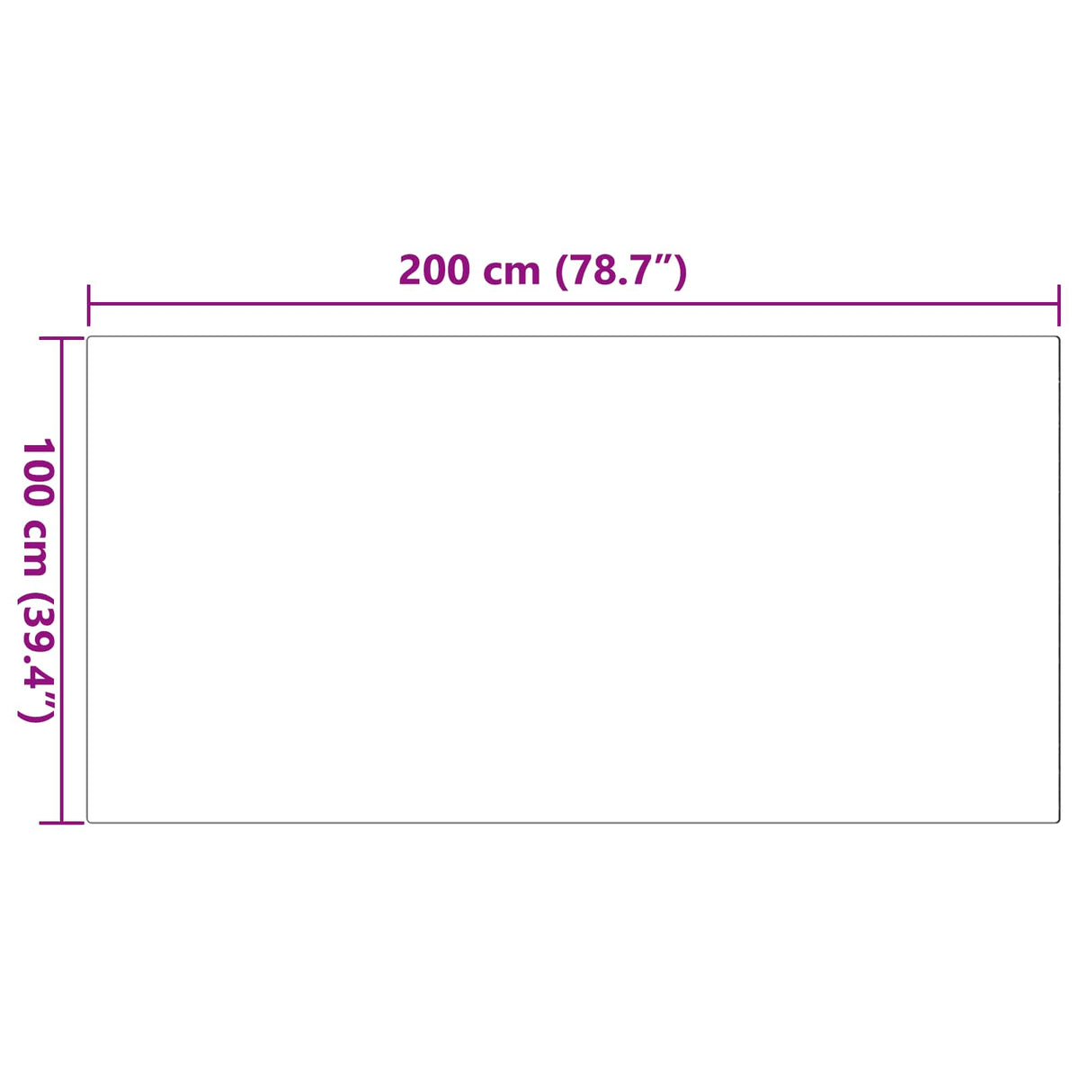 Protuklizni tepih od umjetnog zečjeg krzna OLITE Ružičasta 100 x 200 cm