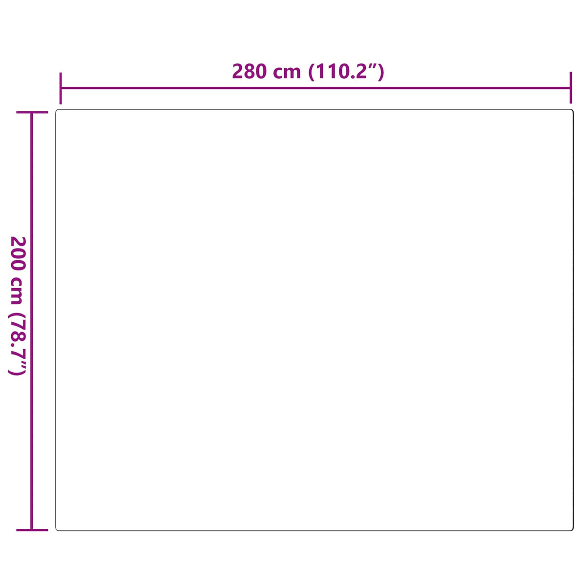 Protuklizni tepih od umjetnog zečjeg krzna OLITE Ružičasta 200 x 280 cm