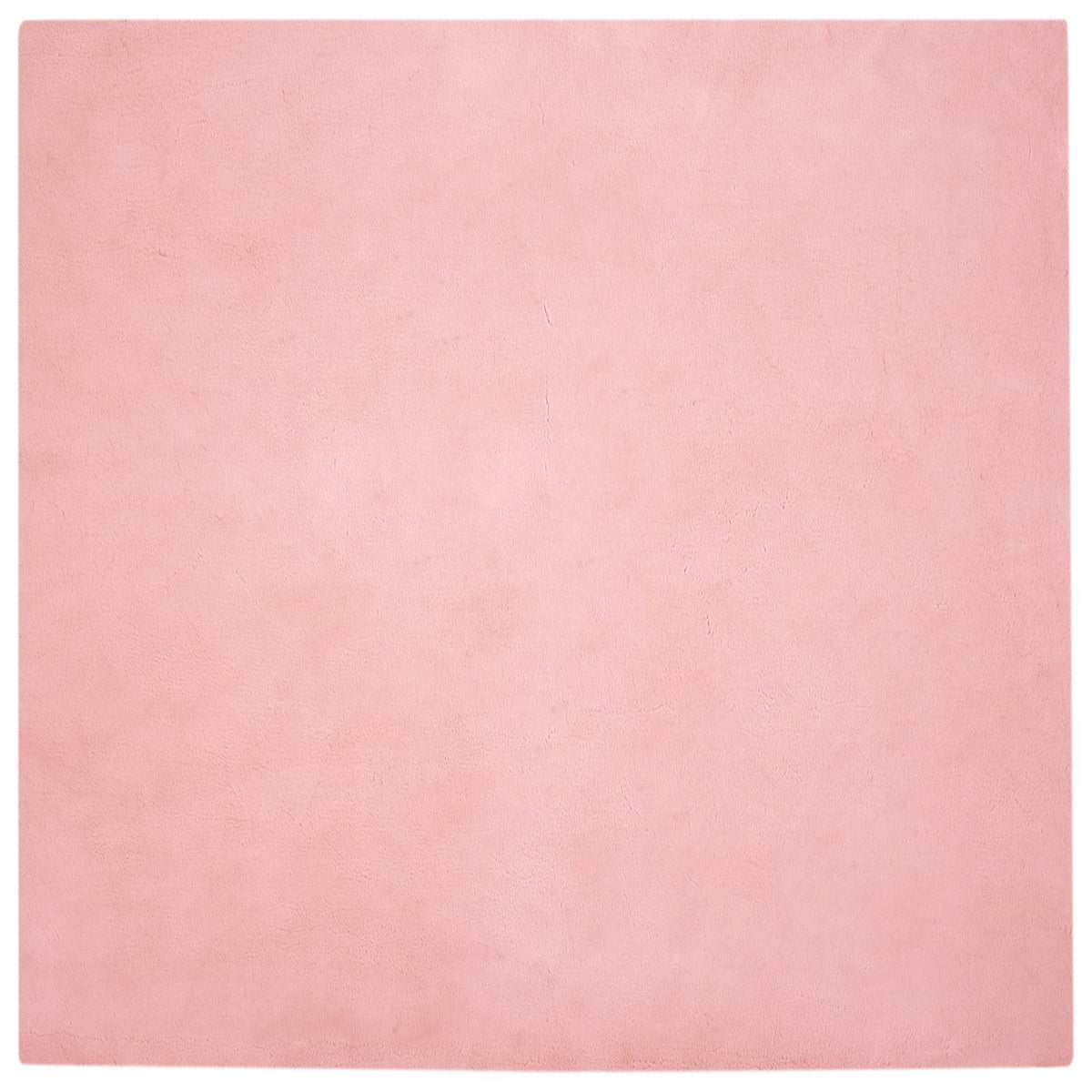 Protuklizni tepih od umjetnog zečjeg krzna OLITE Ružičasta 240 x 240 cm