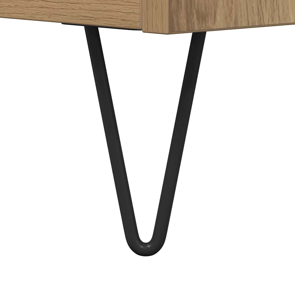 Highboard 2 pcs Umjetnički hrast Konstruirano drvo
