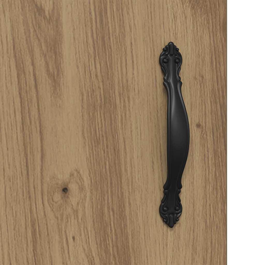 Highboard 2 pcs Umjetnički hrast Konstruirano drvo