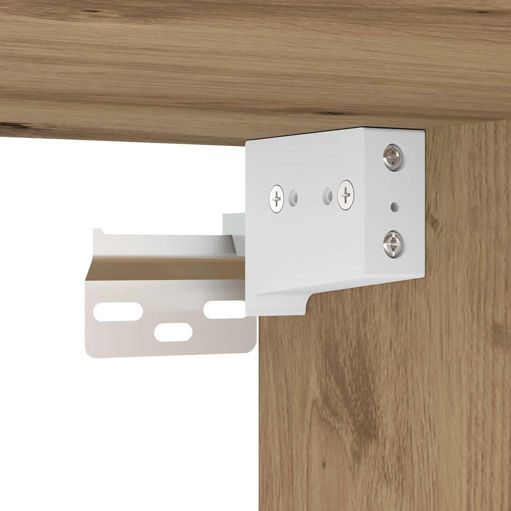 Highboard 2 pcs Umjetnički hrast Konstruirano drvo