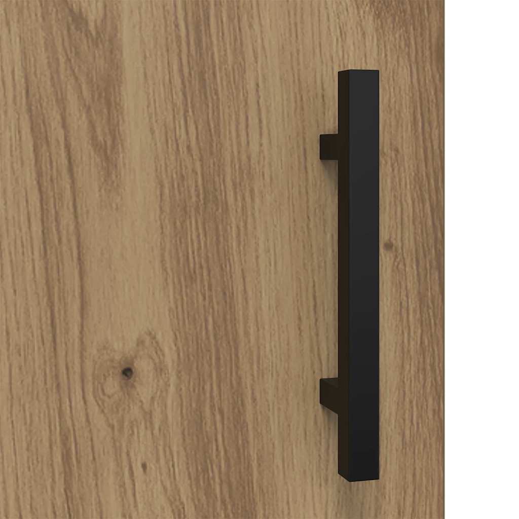 Highboard 2 pcs Umjetnički hrast Konstruirano drvo