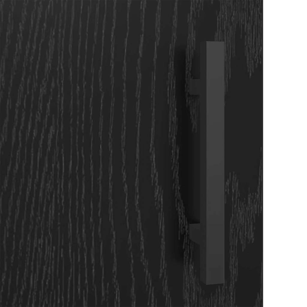 Highboard 2 pcs Crni hrast 69,5 x 34 x 180 cm