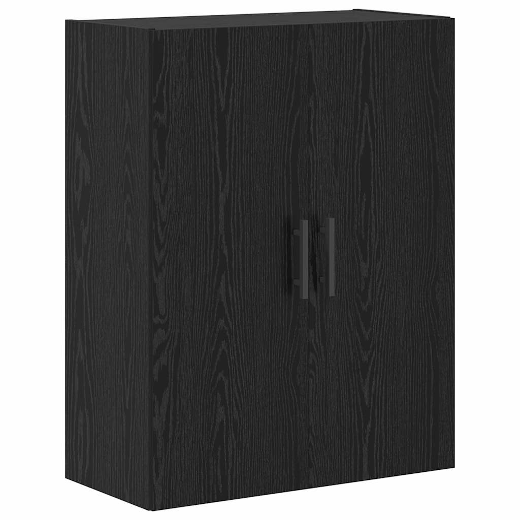Highboard 2 pcs Crni hrast 69,5 x 34 x 180 cm