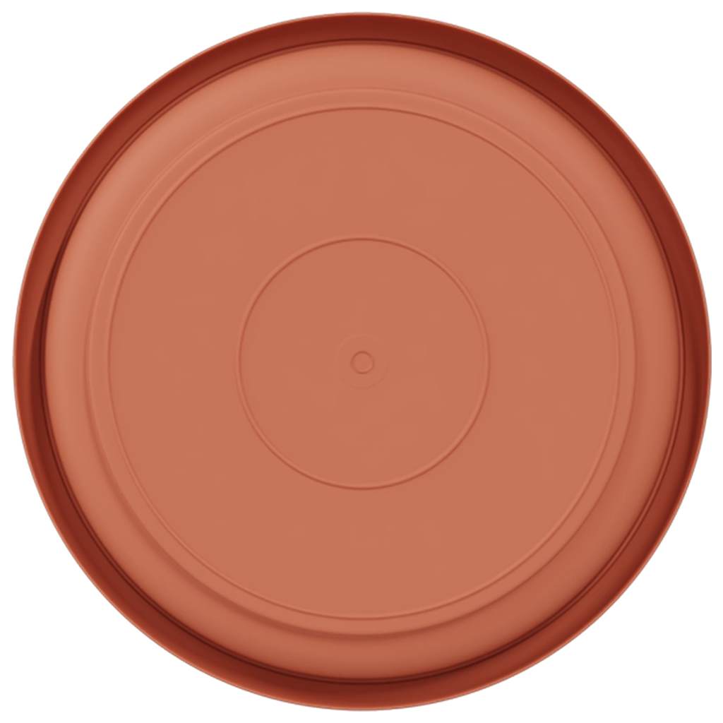 Kružni Pladanj za Cvijeće 24 kom. Crvena cigla Ø 17,5 x 2 cm
