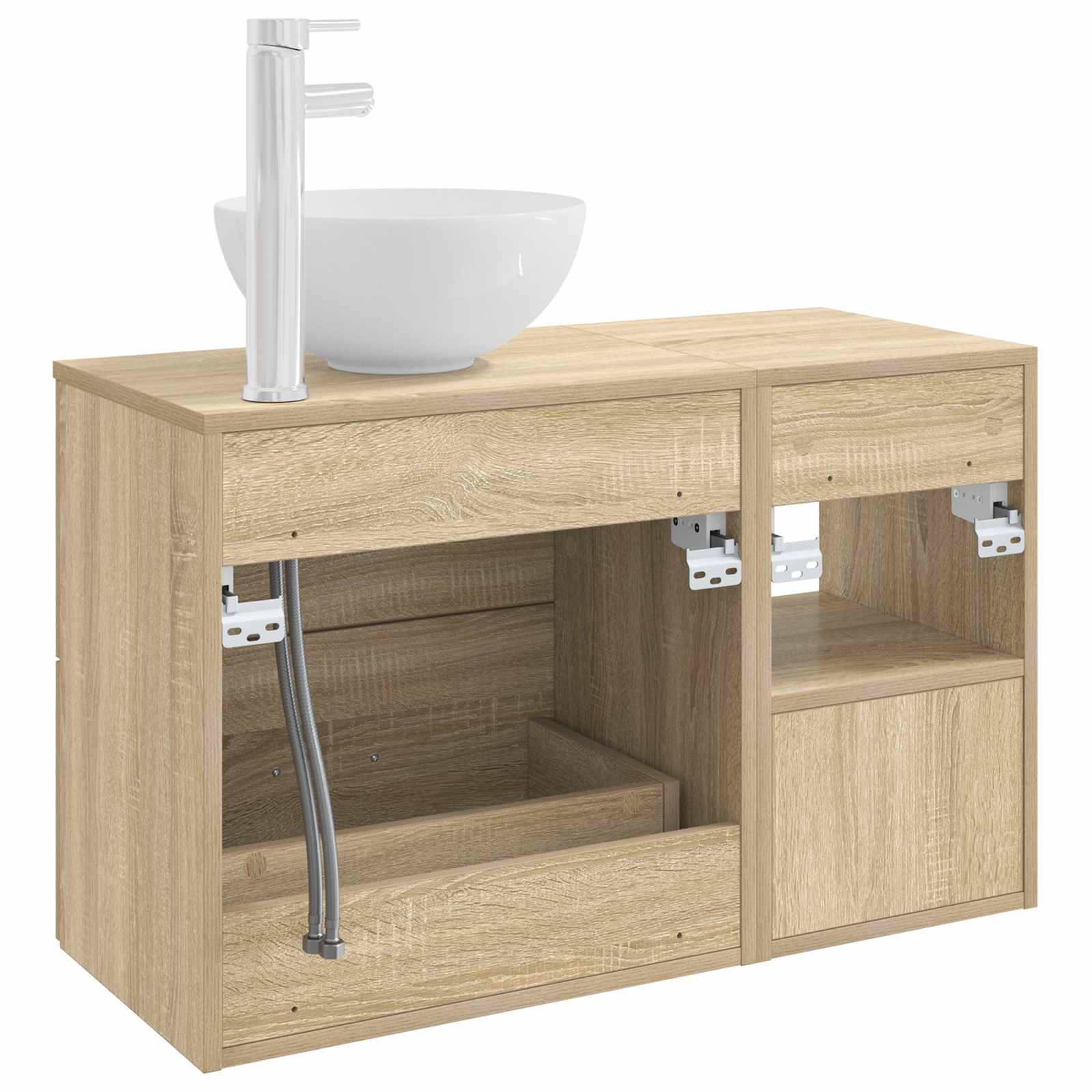 Set namještaja za kupaonicu 2 pcs Hrast sonoma