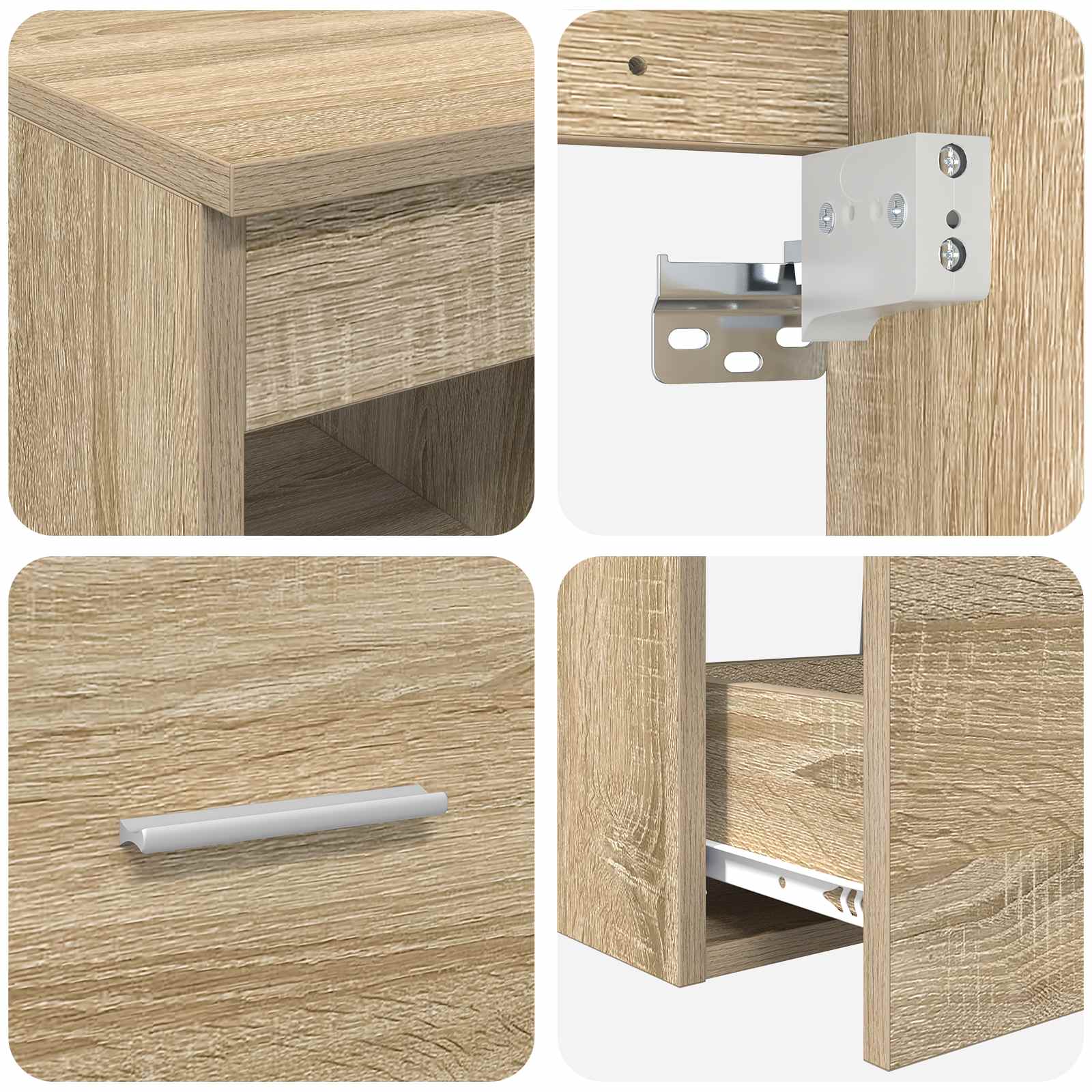 Set namještaja za kupaonicu 2 pcs Hrast sonoma