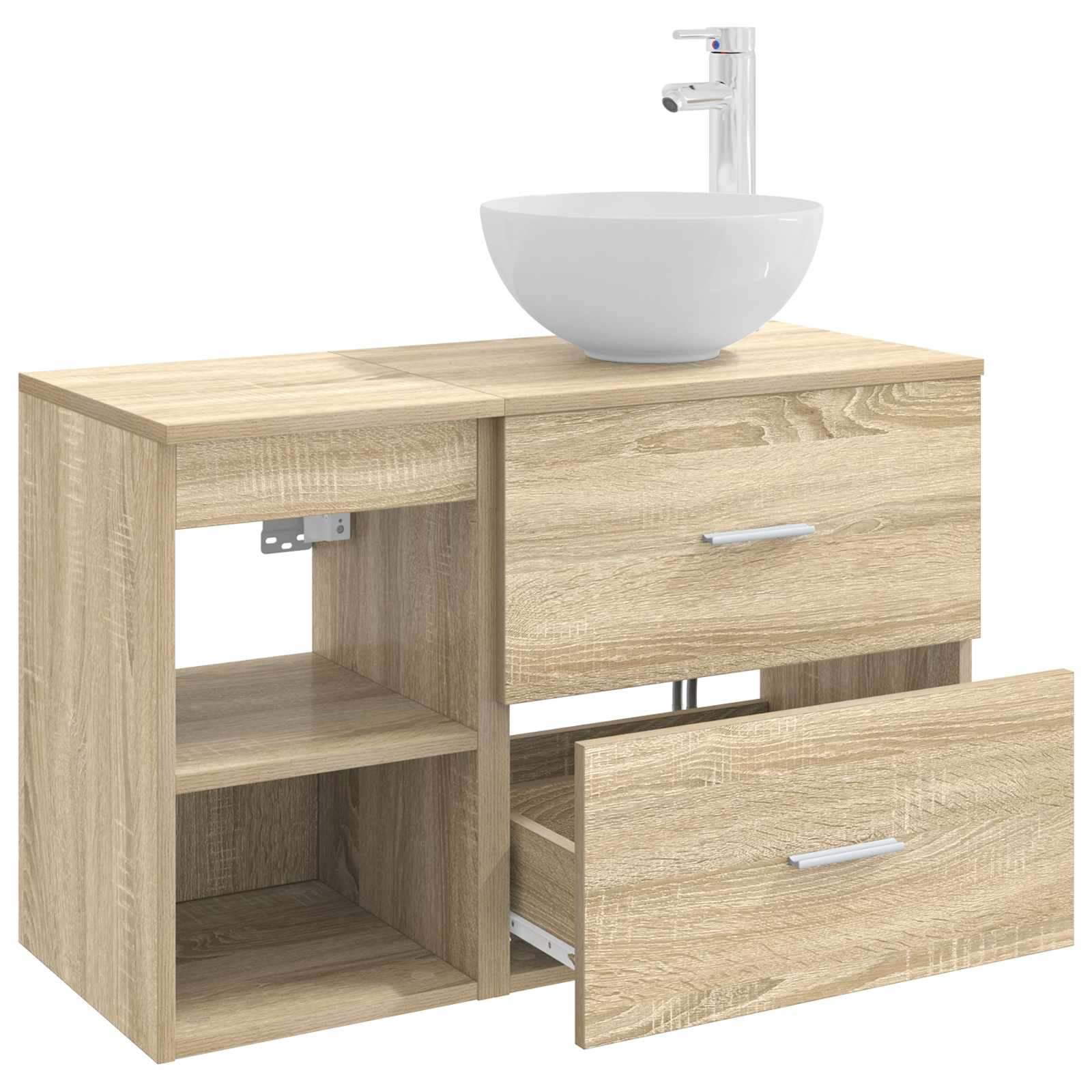 Set namještaja za kupaonicu 2 pcs Hrast sonoma