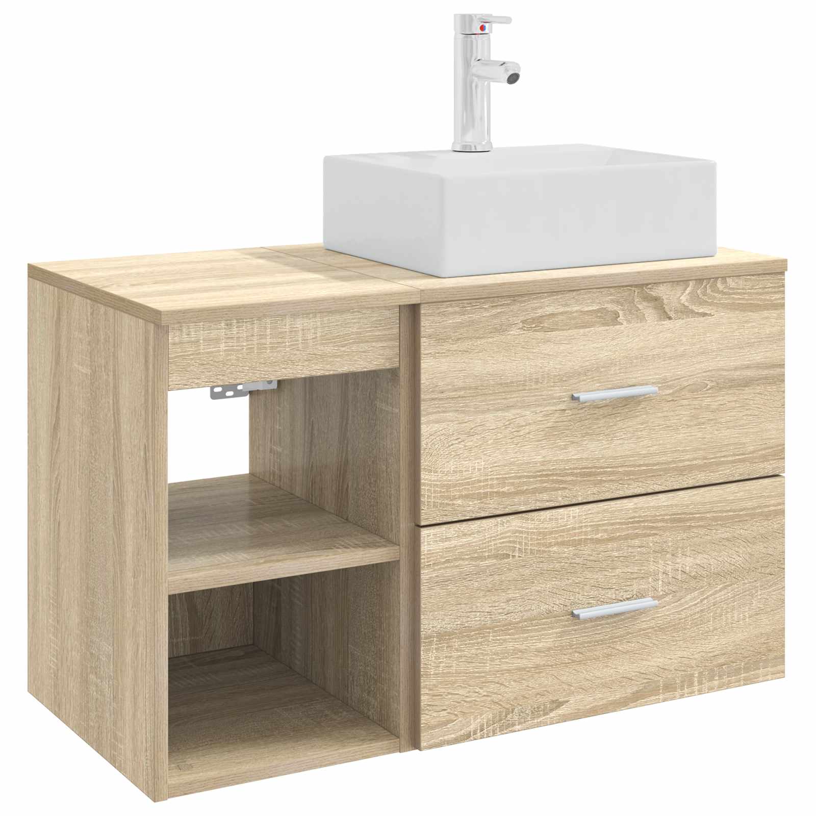 Set namještaja za kupaonicu 2 pcs Hrast sonoma