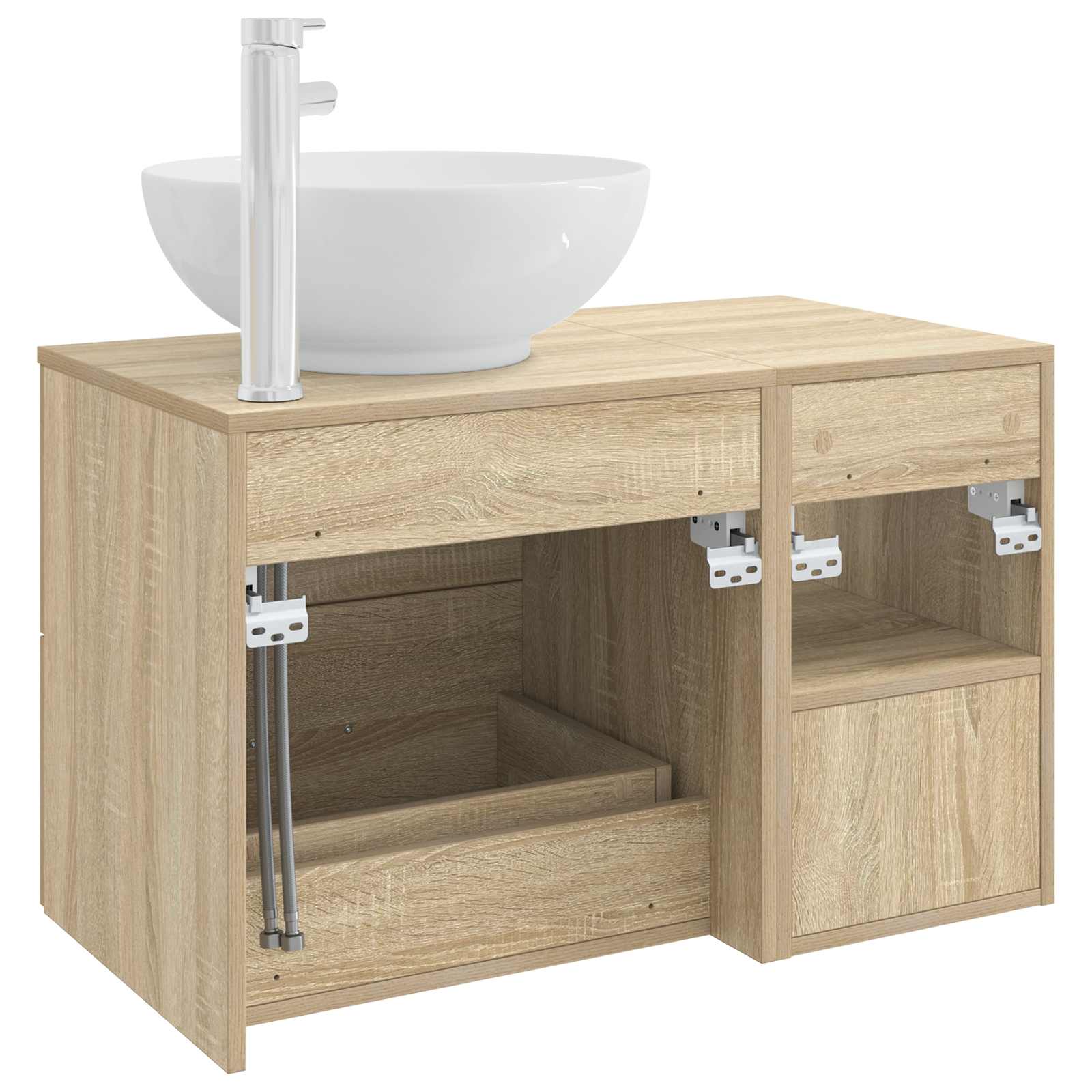 Set namještaja za kupaonicu 2 pcs Hrast sonoma