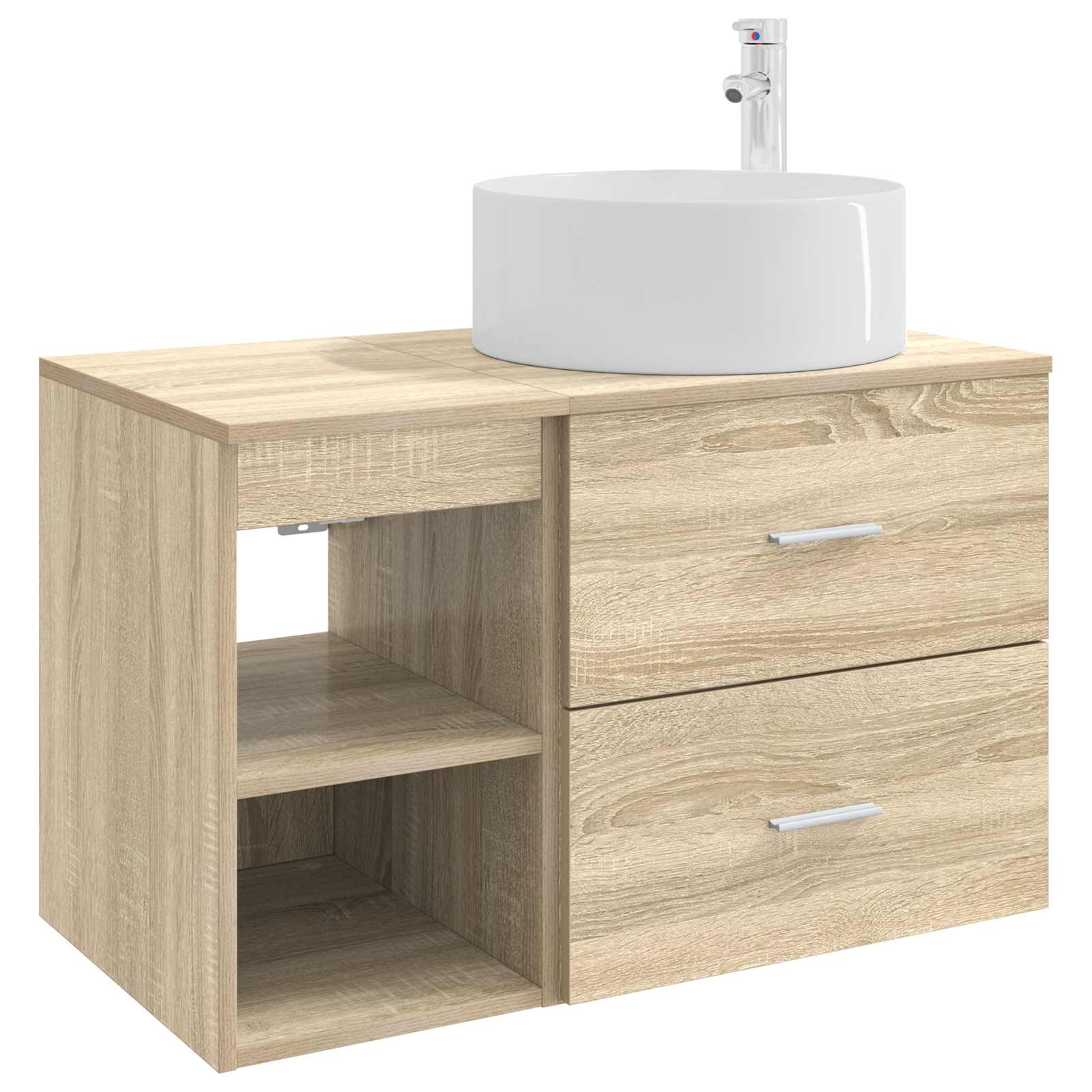 Set namještaja za kupaonicu 2 pcs Hrast sonoma