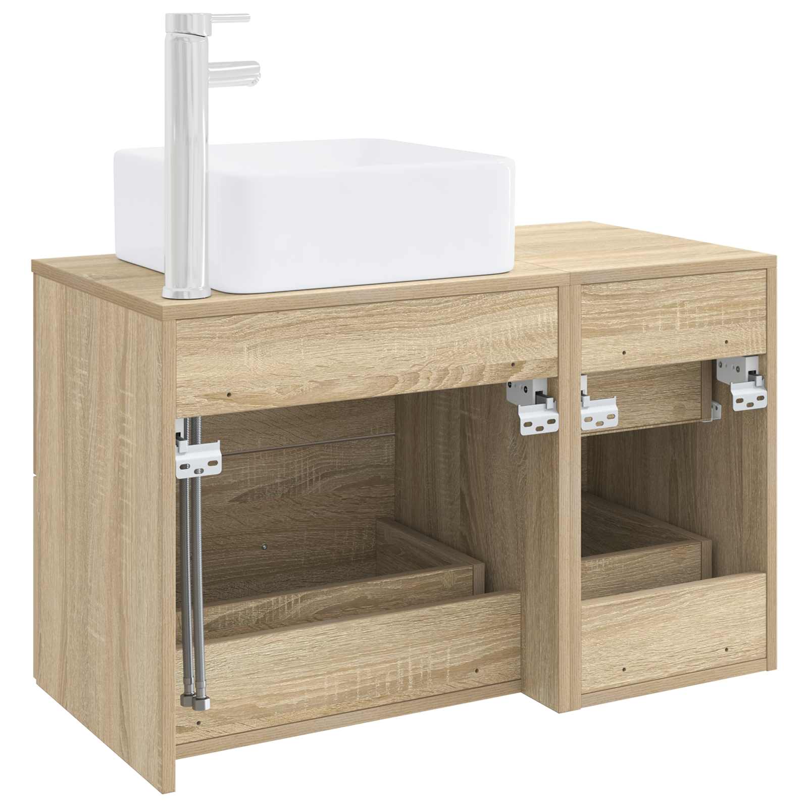 Set namještaja za kupaonicu 2 pcs Hrast sonoma