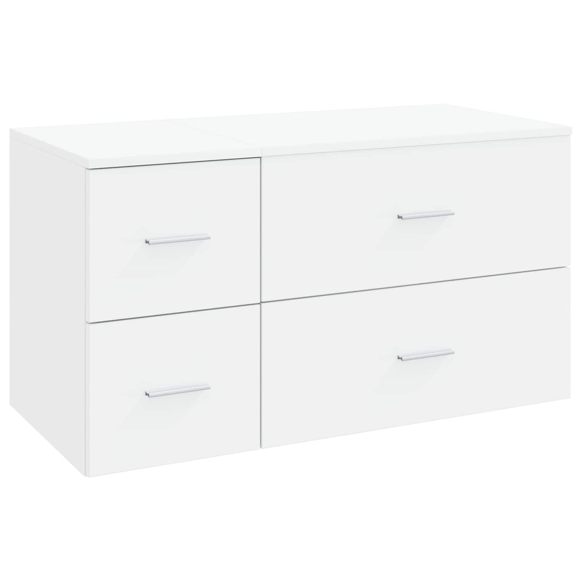 Set namještaja za kupaonicu 2 kom. Bijela Konstruirano drvo 62,5 x 44,5 x 50 cm