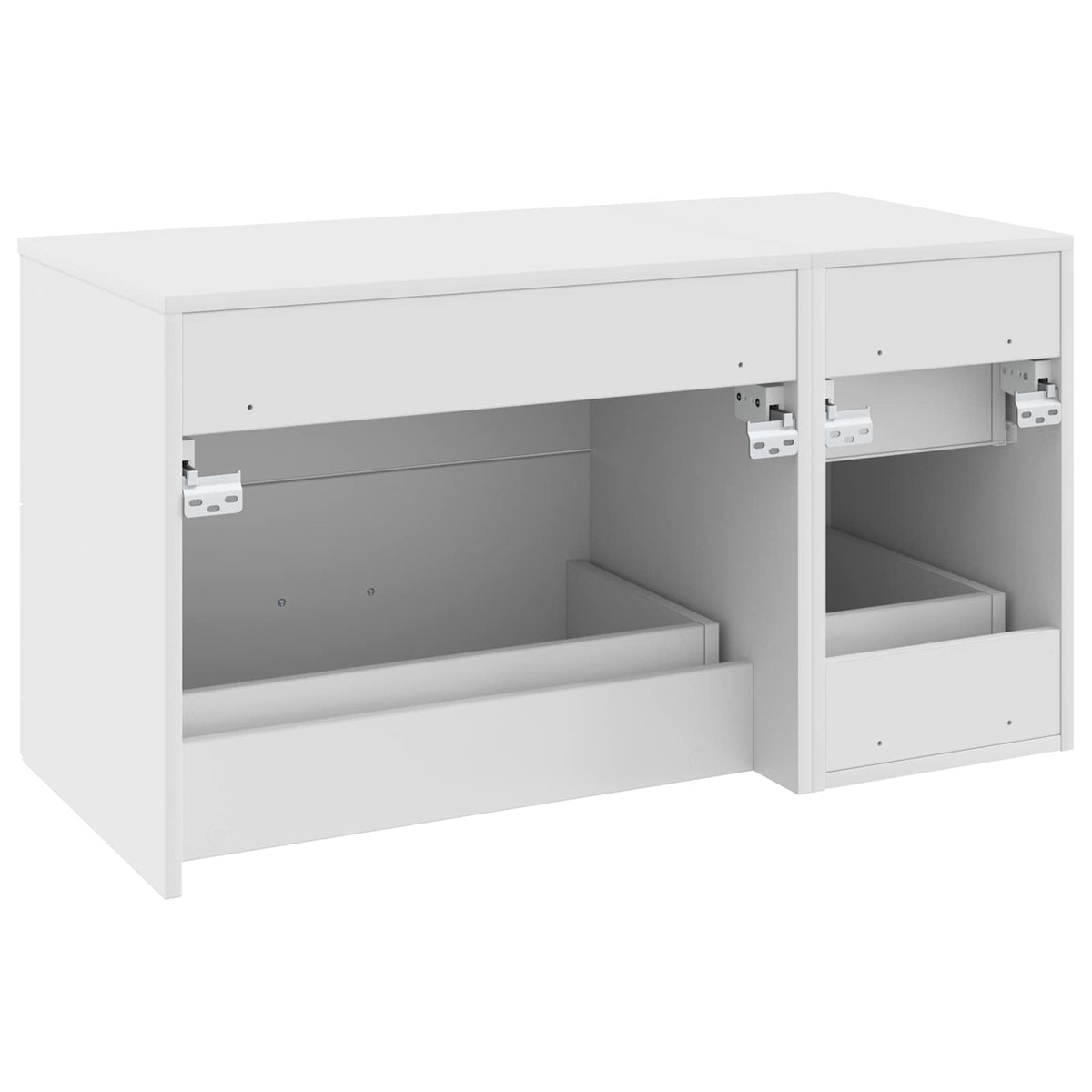 Set namještaja za kupaonicu 2 kom. Bijela Konstruirano drvo 62,5 x 44,5 x 50 cm