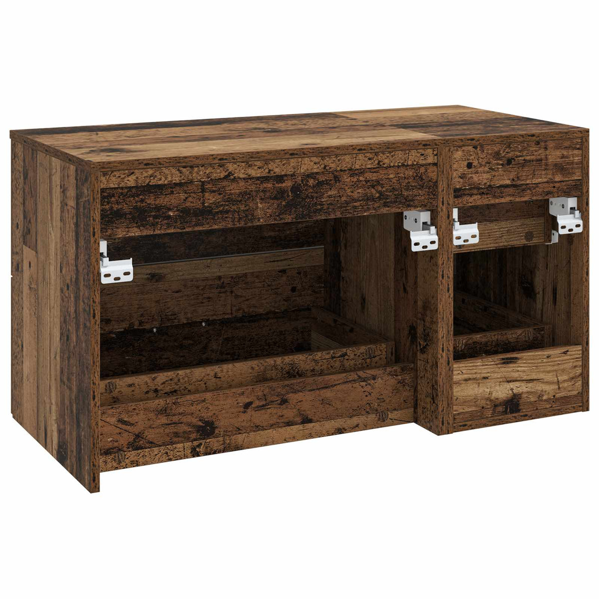 Set namještaja za kupaonicu 2 kom. Staro drvo Konstruirano drvo Smeđa 62,5 x 44,5 x 50 cm