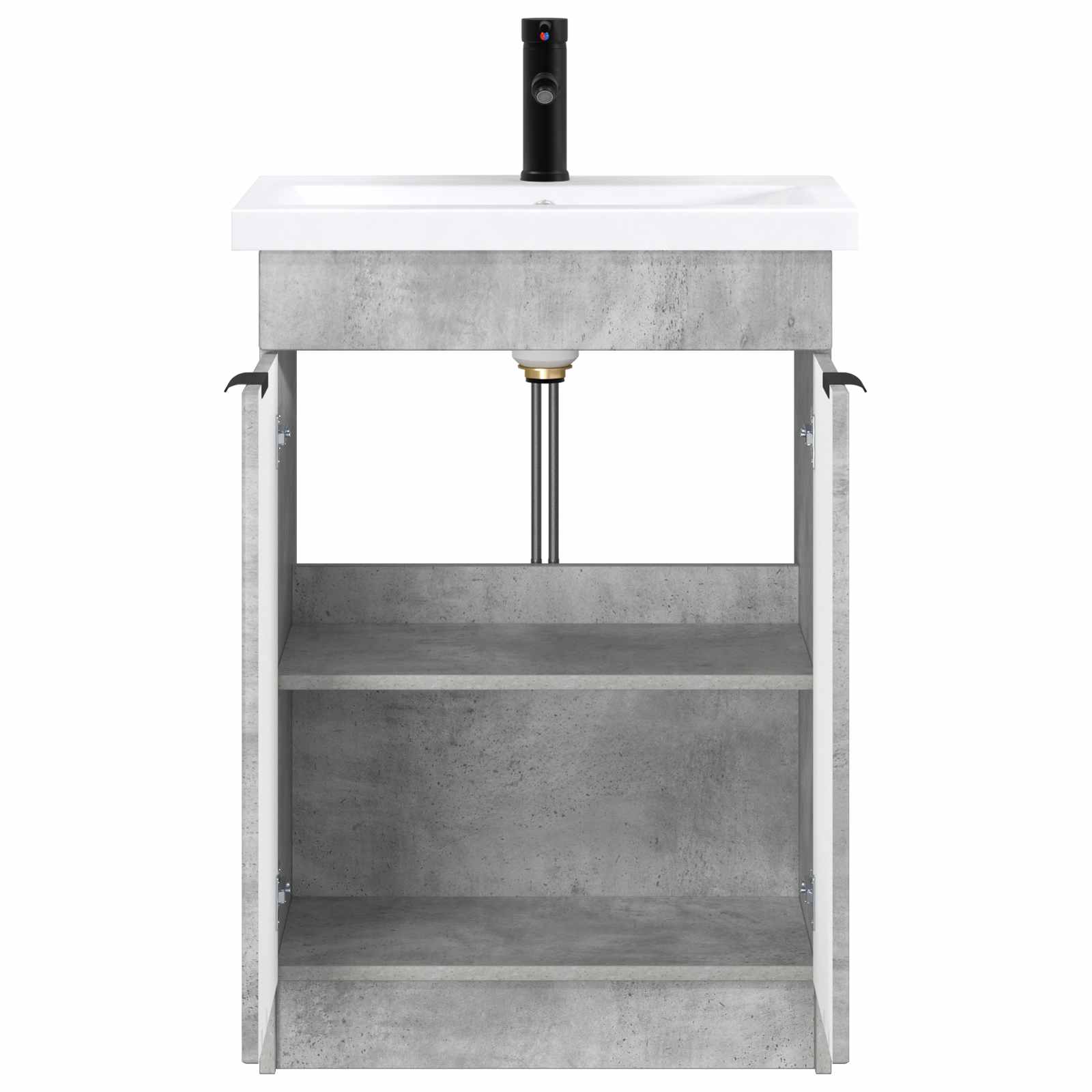Set namještaja za kupaonicu Betonska siva 78,5 x 37,5 x 81 cm