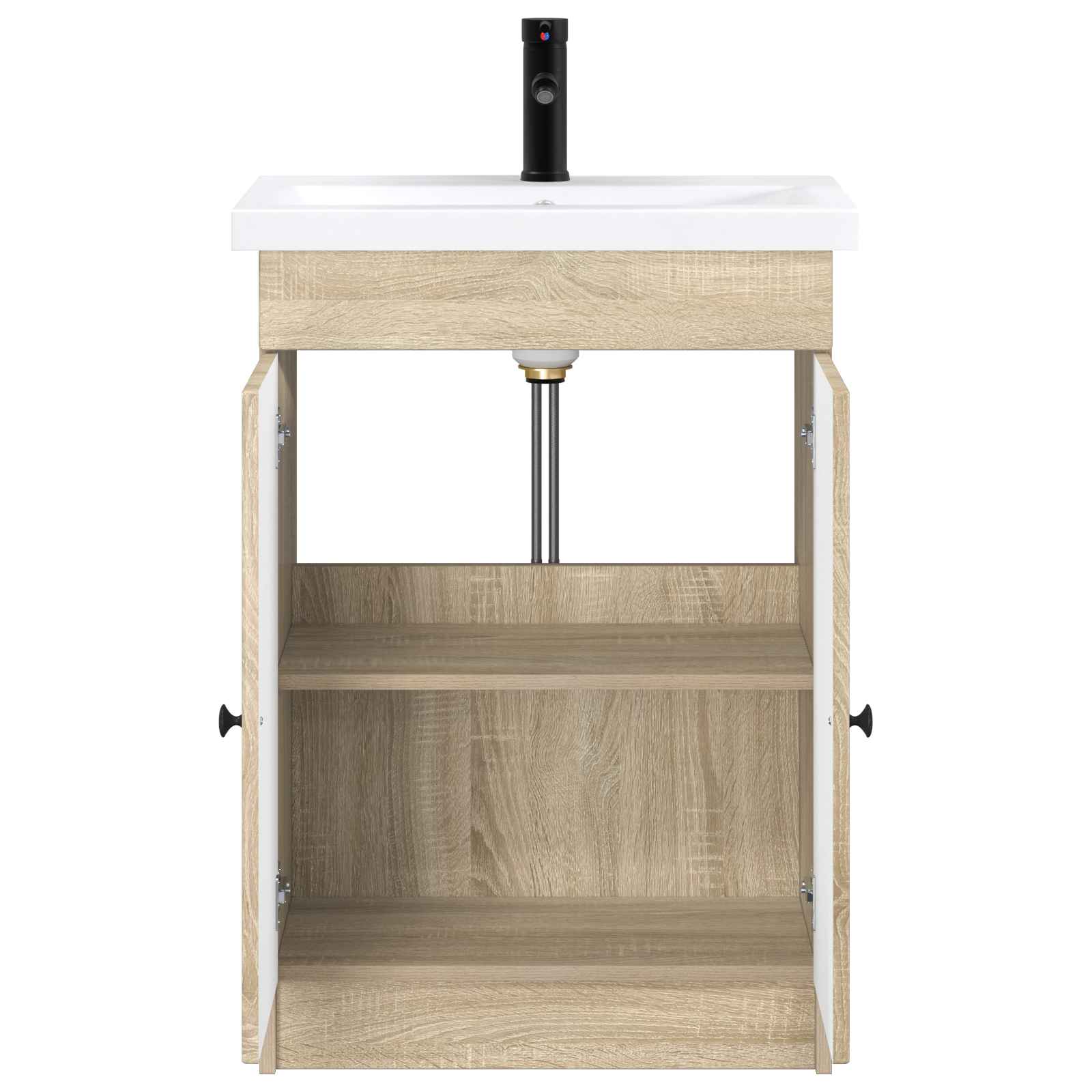 Set namještaja za kupaonicu Hrast sonoma 56 x 37,5 x 81 cm